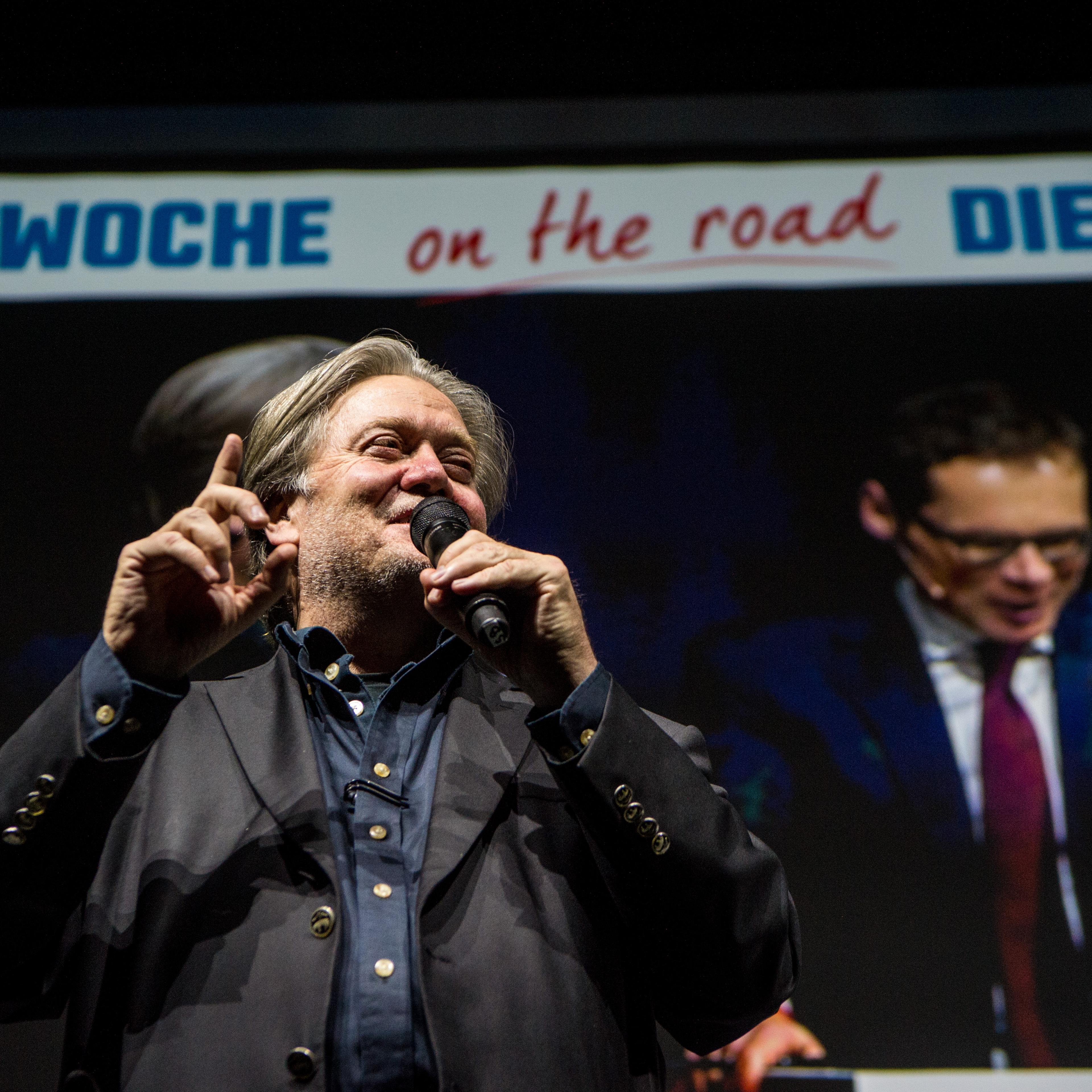 Steve Bannon Speaks At Zurich Event