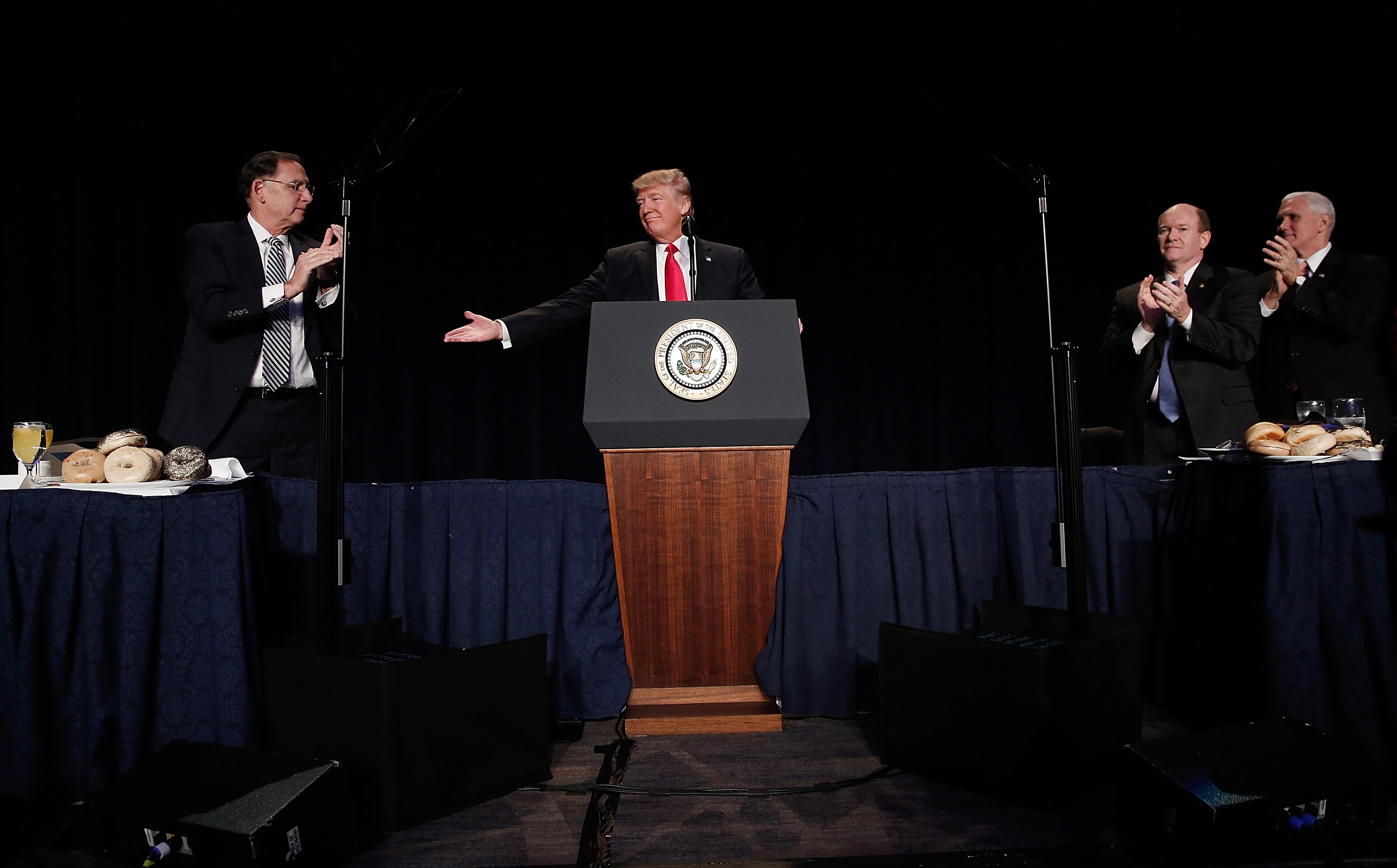 trump national prayer breakfast the apprentice