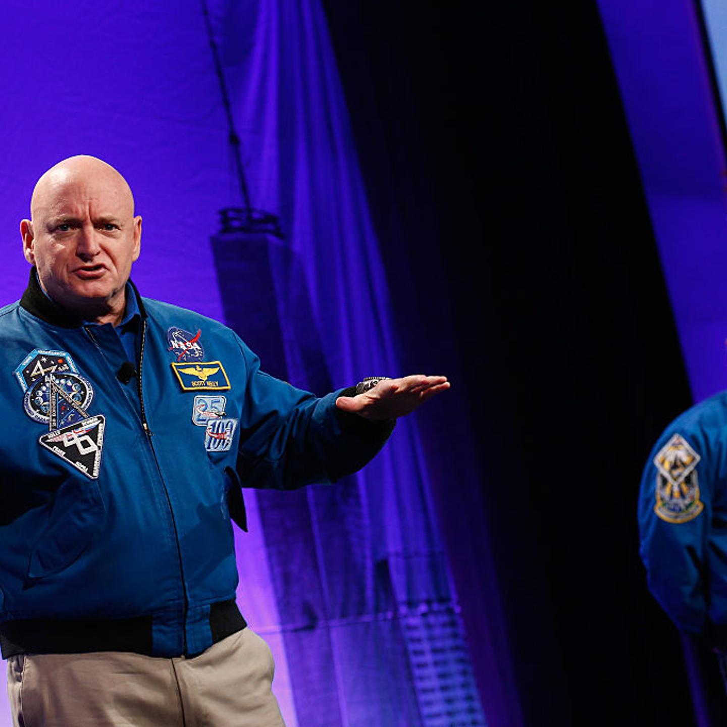Scott Kelly and Mark Kelly are pictured here on Nov. 2, 2016 in New York City.
