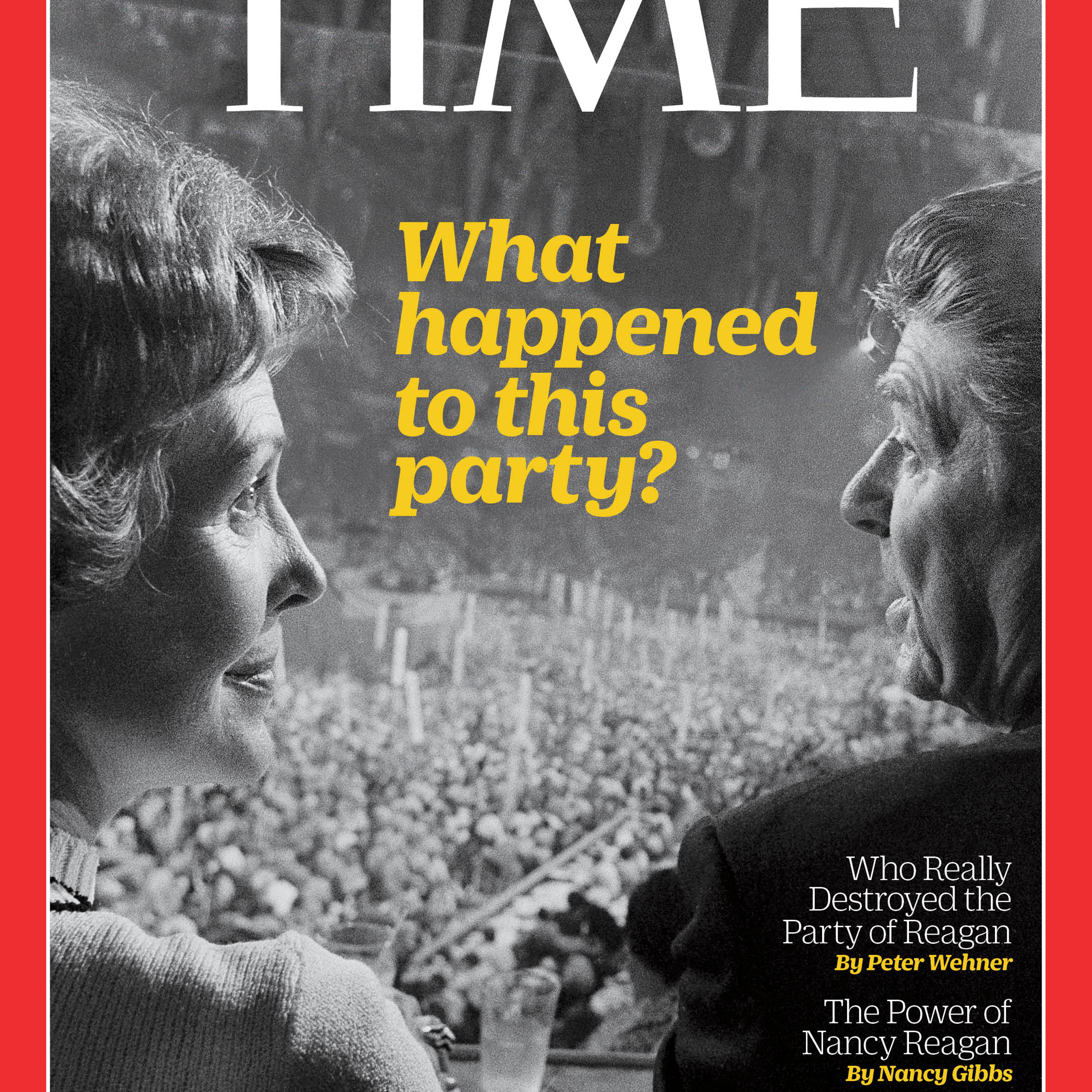 Nancy Reagan Republican Party Time Magazine Cover