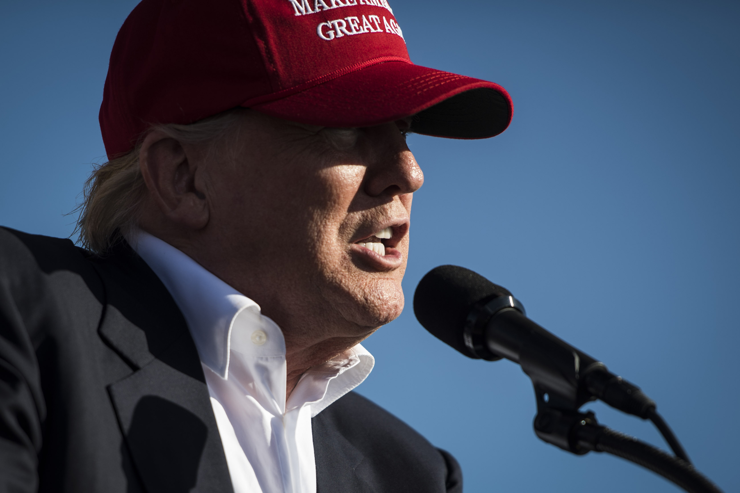Republican presidential candidate Donald Trump in Orlando FL
