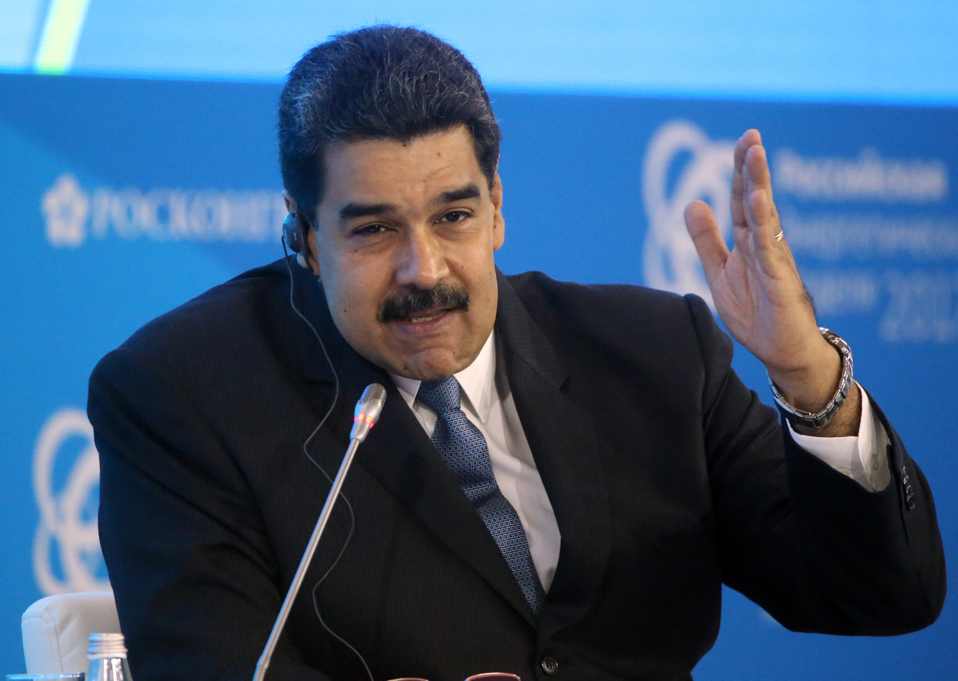 Nicolas Maduro speaking