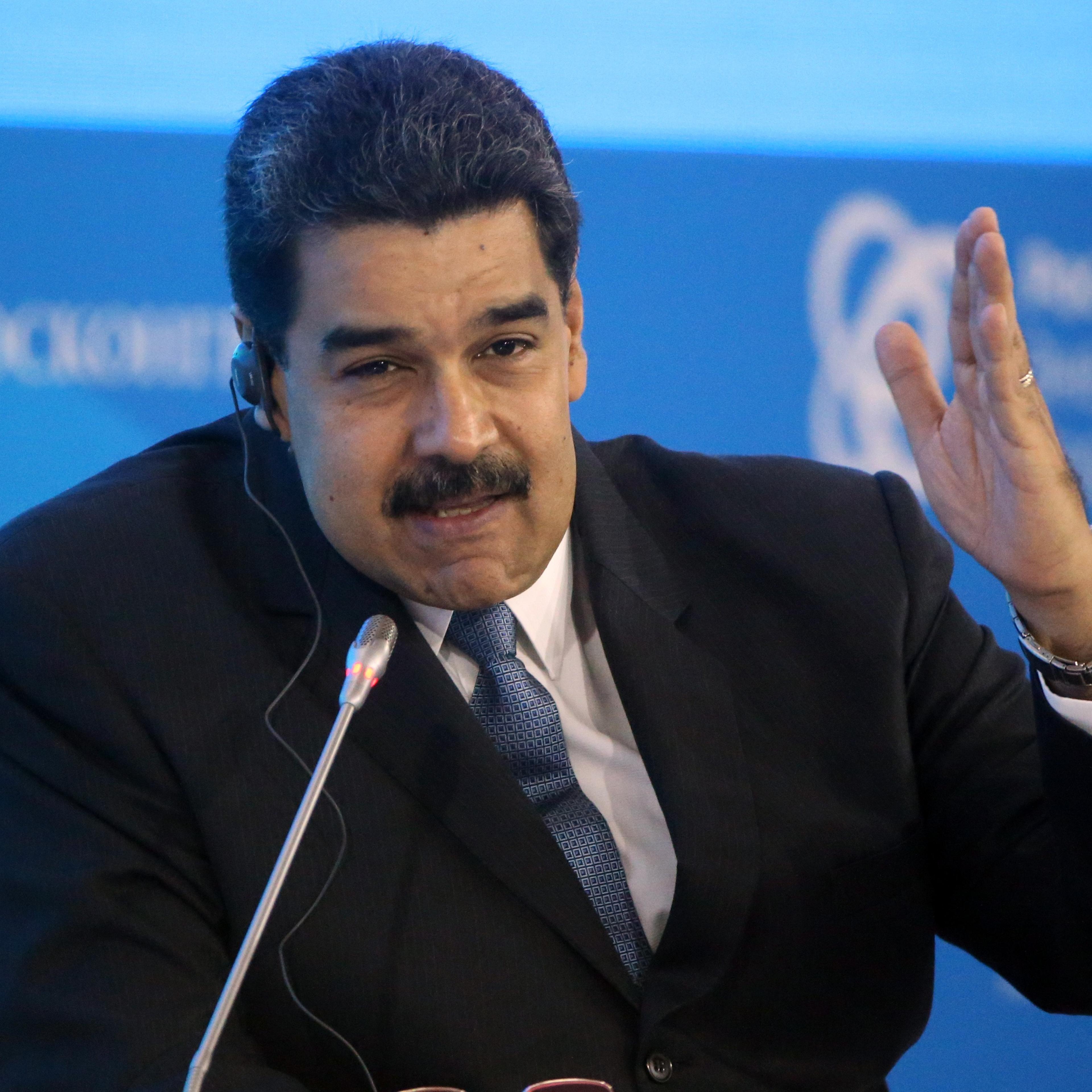 Nicolas Maduro speaking