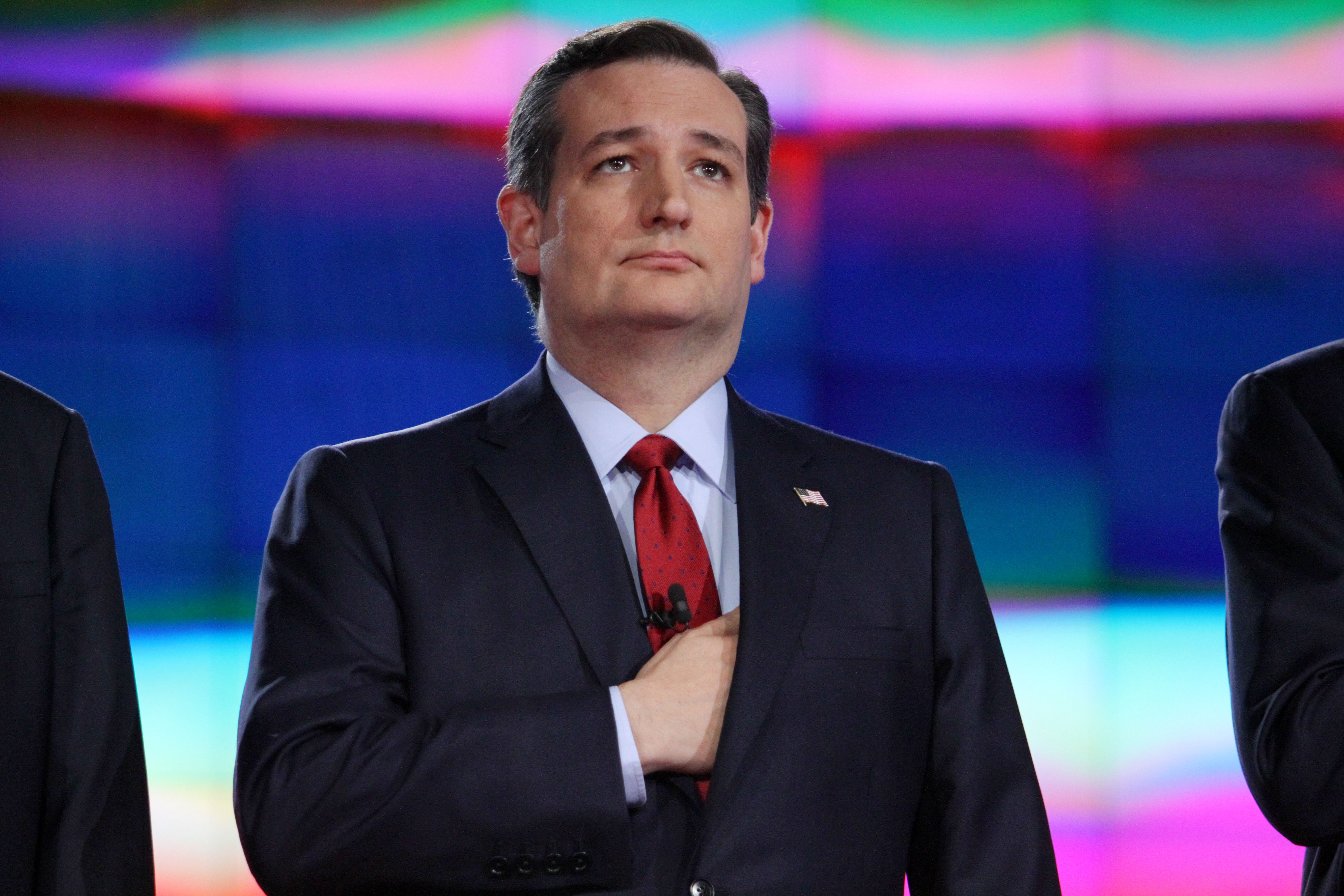 Ted Cruz at the Republican presidential debate in Las Vegas on Dec. 15, 2015.