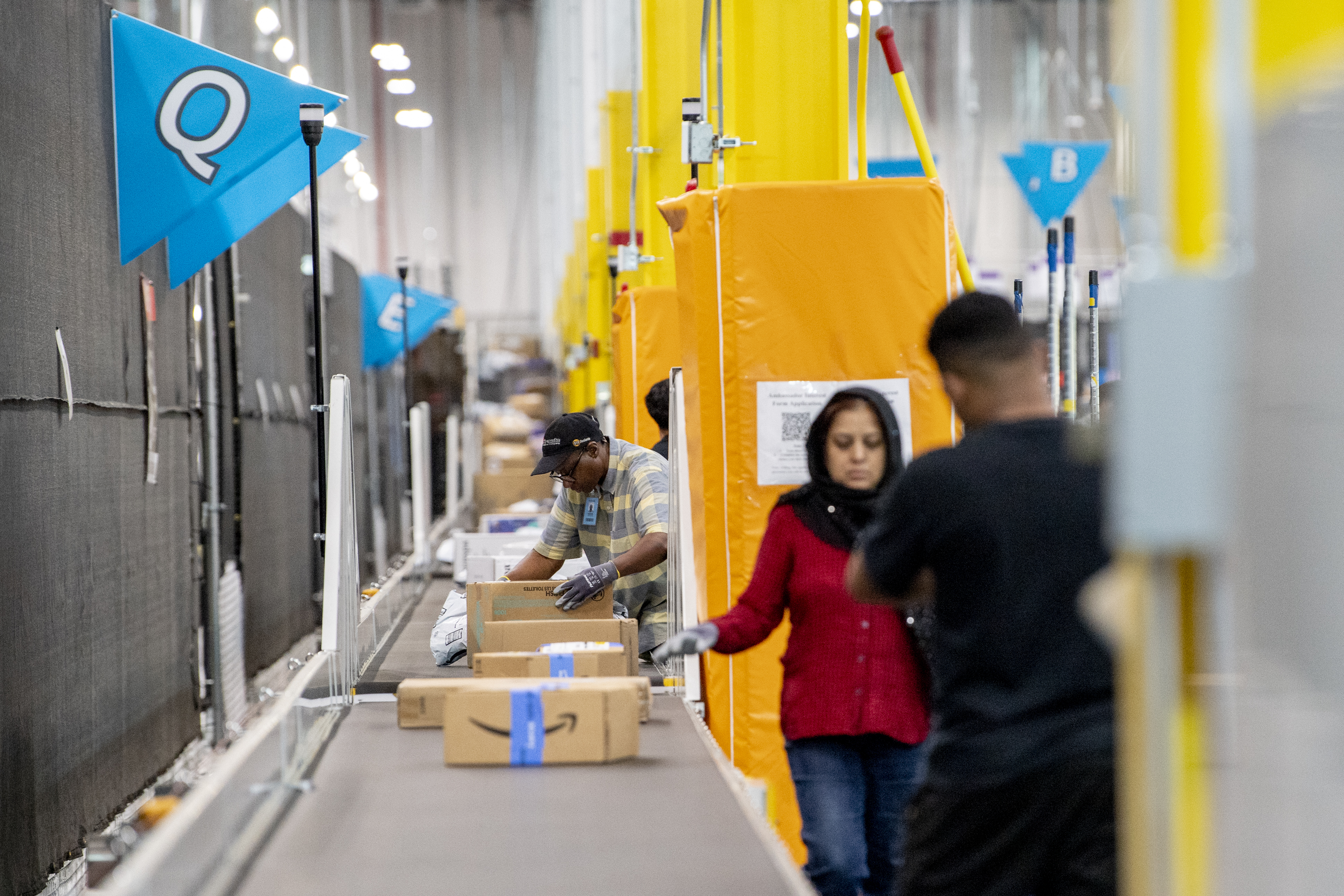 Inside An Amazon Facility On Prime Day