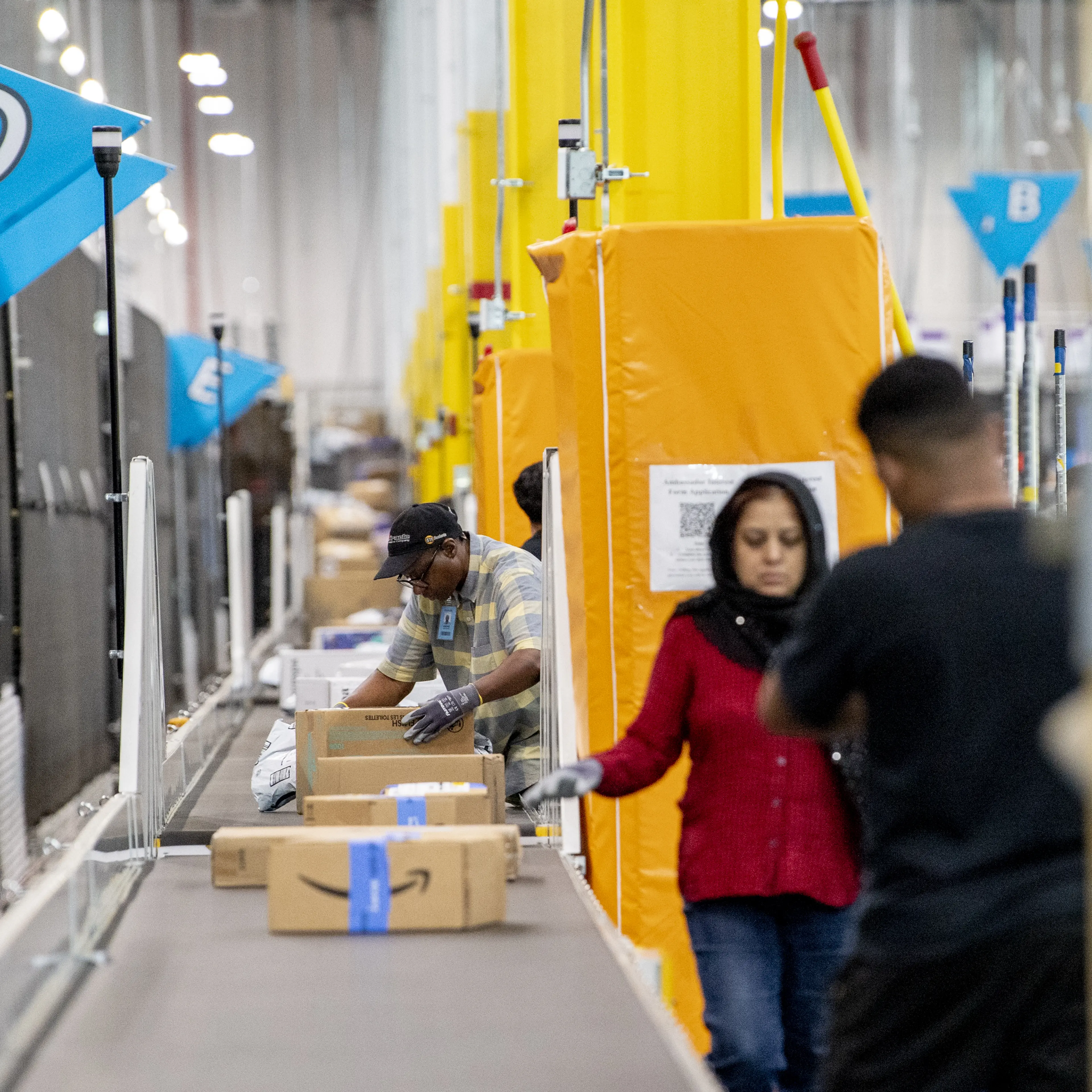 Inside An Amazon Facility On Prime Day