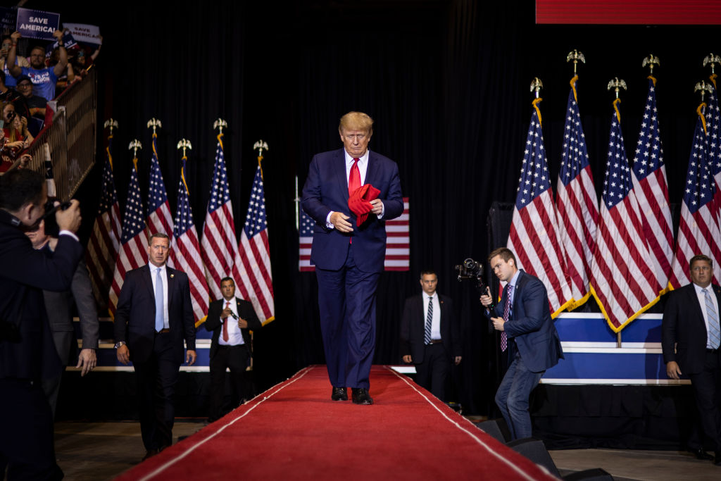 Former President Trump Rallies Supporters In Wyoming