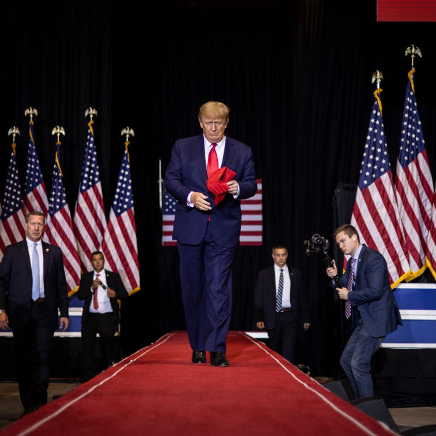 Former President Trump Rallies Supporters In Wyoming