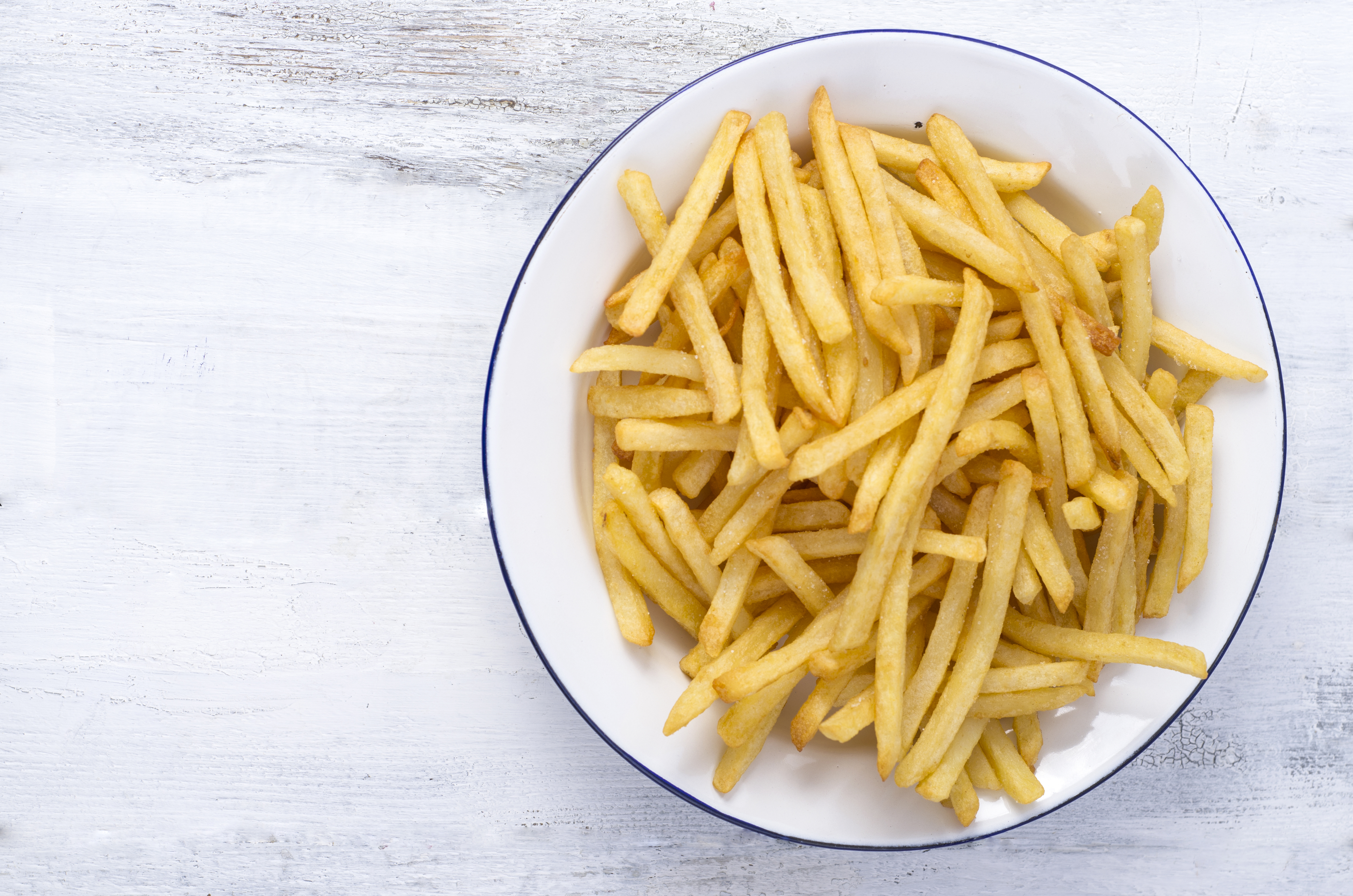French fries on plate