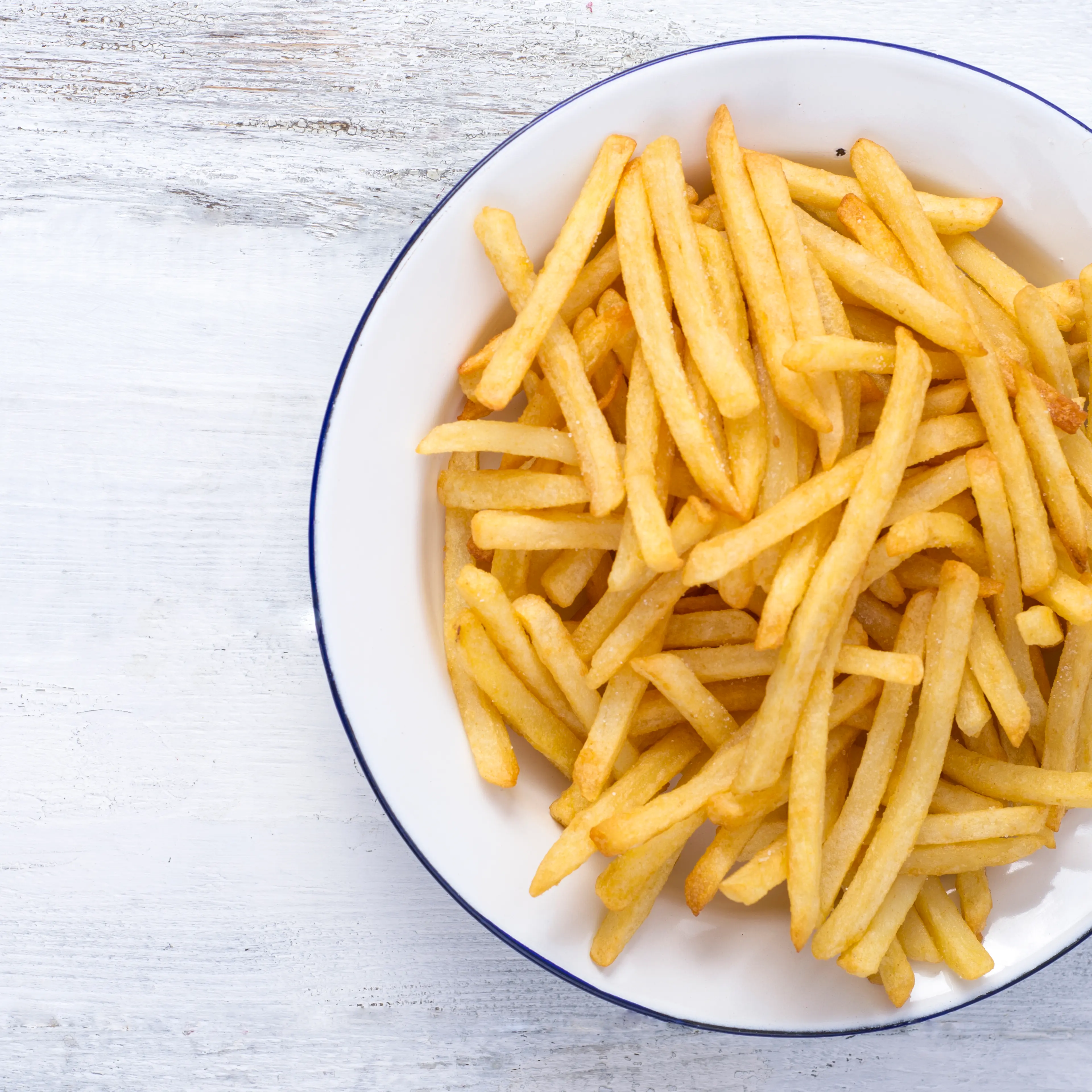 French fries on plate