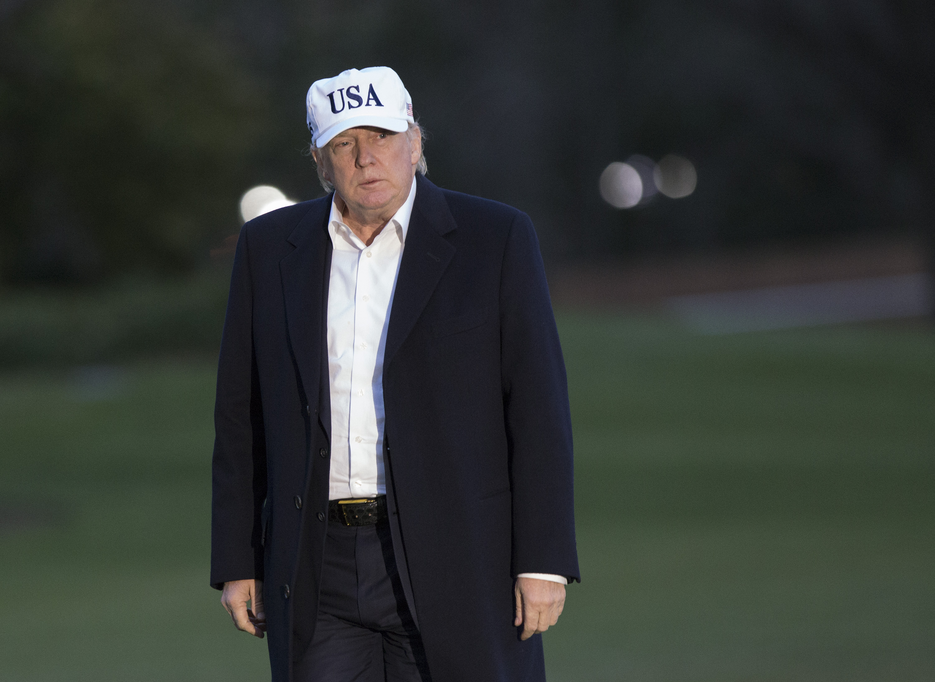 Trump Returns To White House