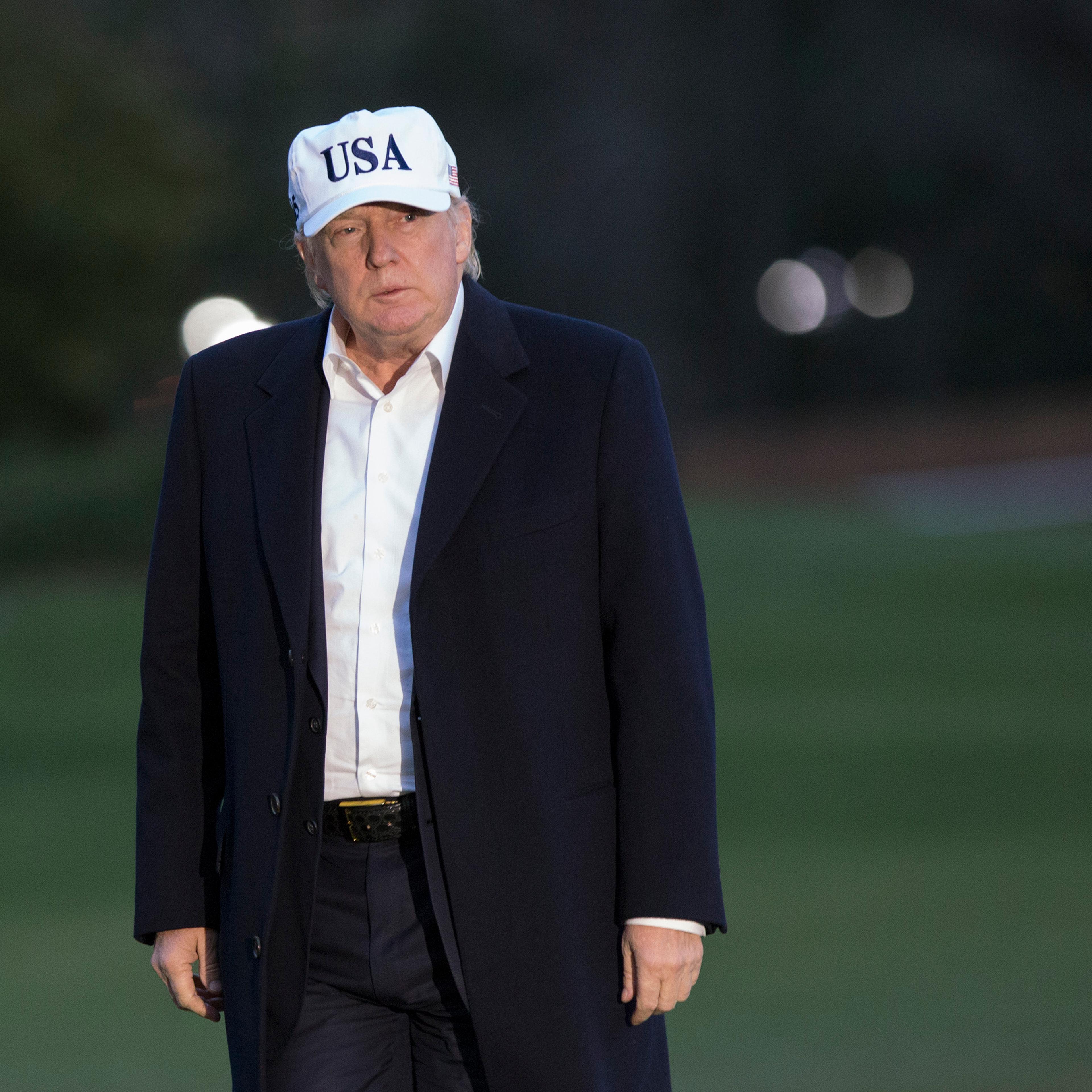 Trump Returns To White House