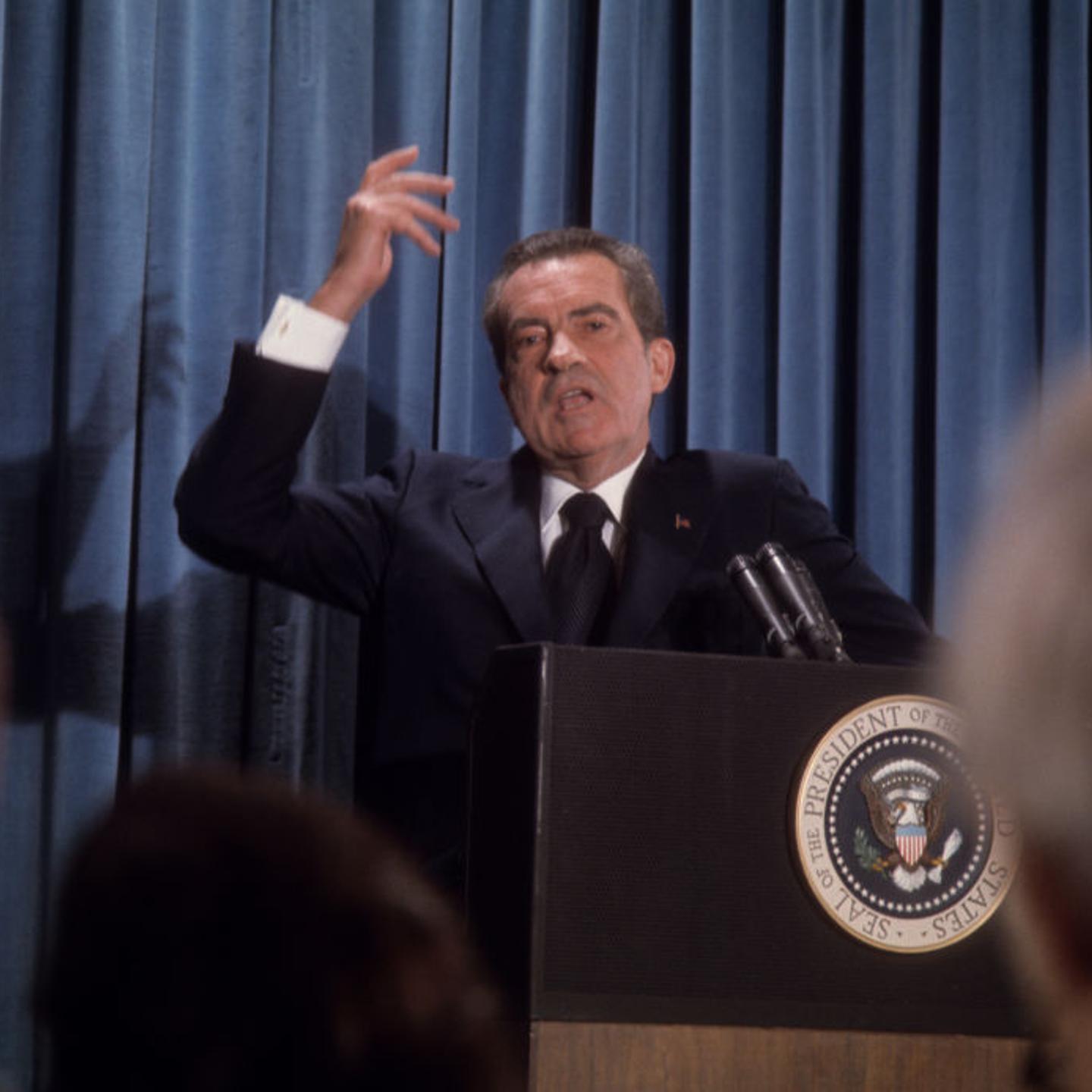 Nixon at a Press Conference