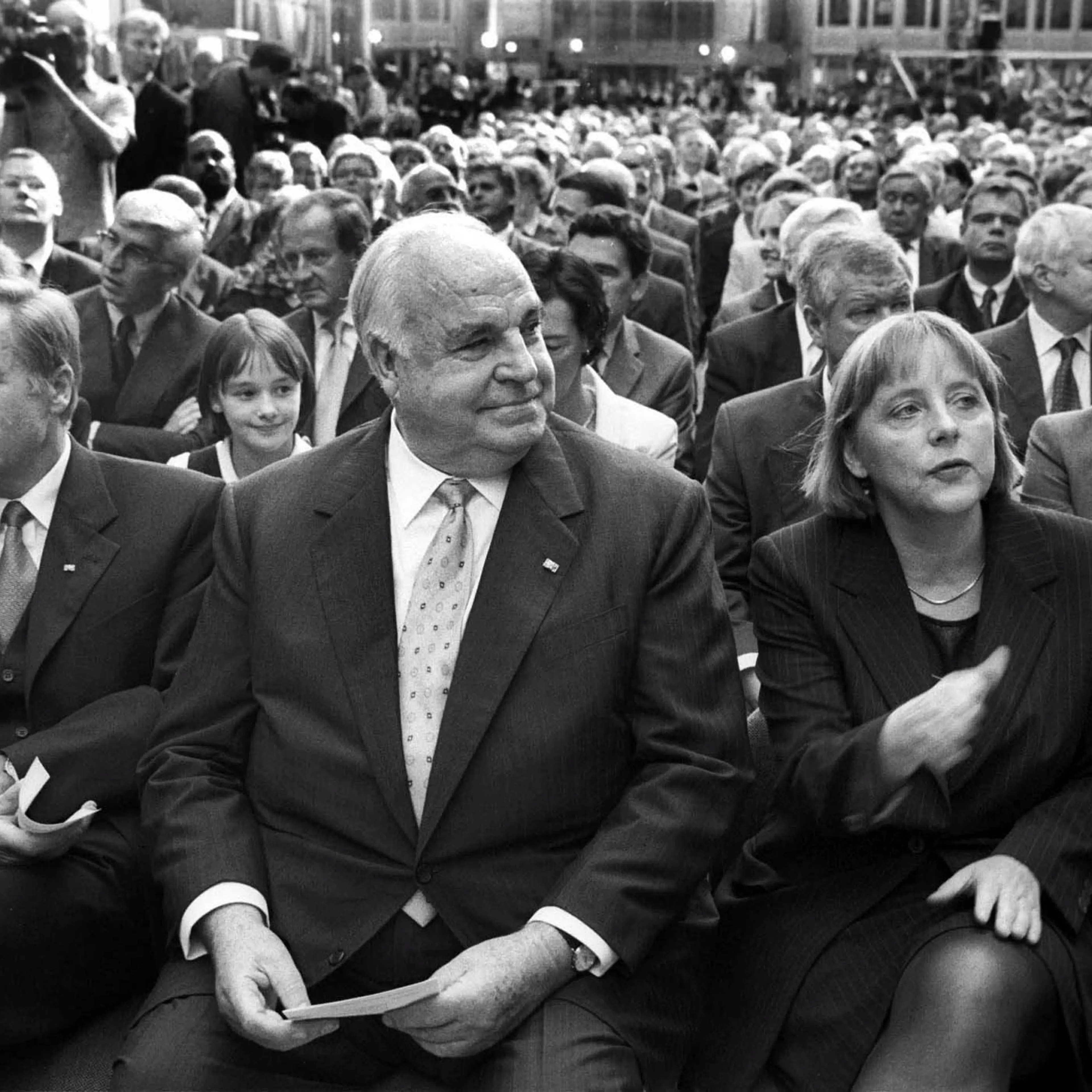 Eberhard Diepgen, Helmut Kohl, Angela Merkel
