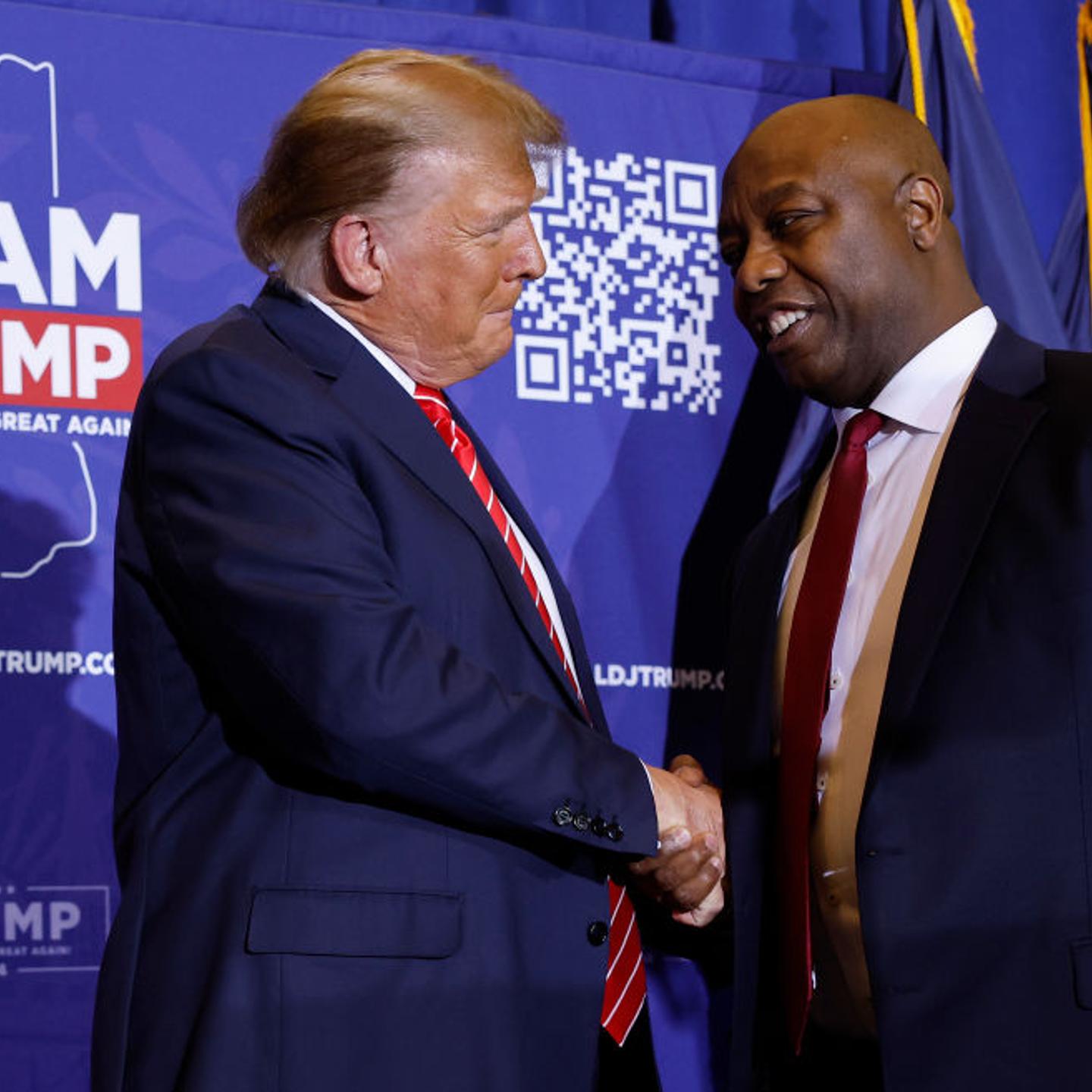 Former President Trump Holds Rally In Concord, New Hampshire