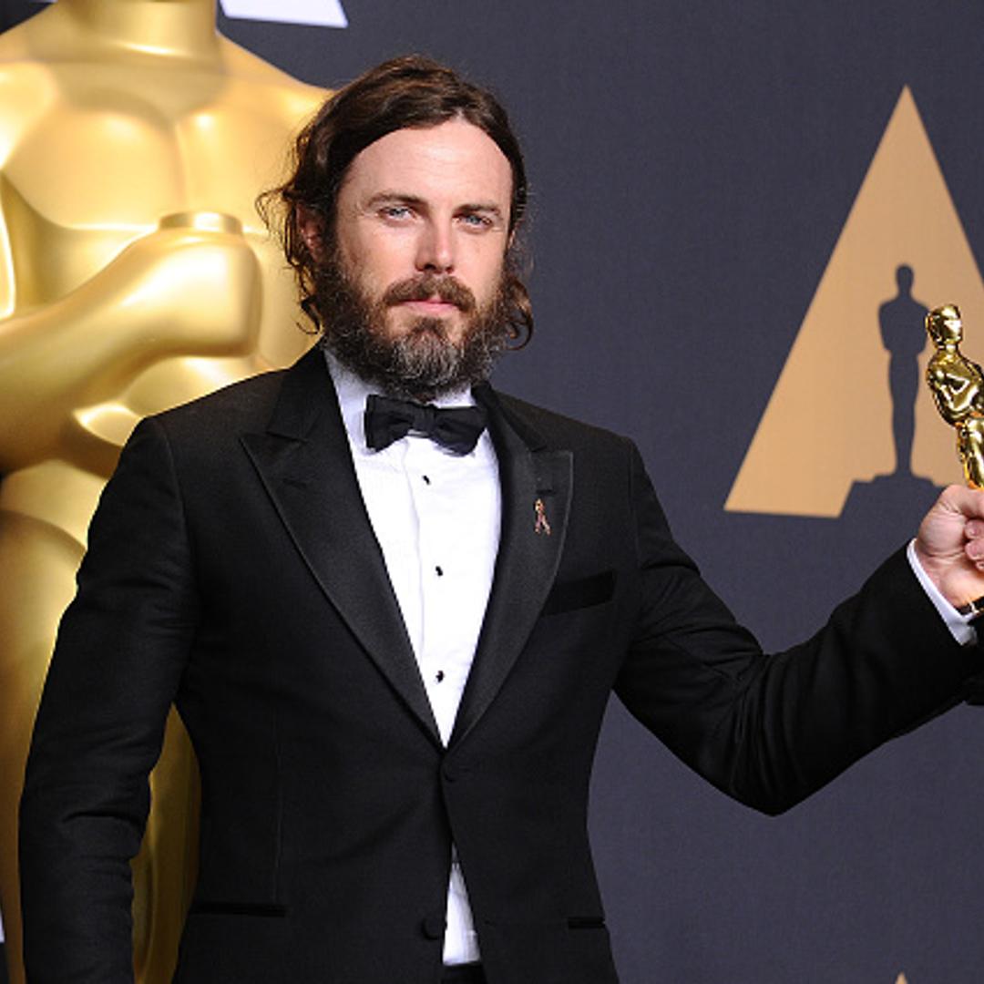 Casey Affleck poses in the press room at the 89th annual Academy Awards at Hollywood & Highland Center on February 26, 2017 in Hollywood, California.