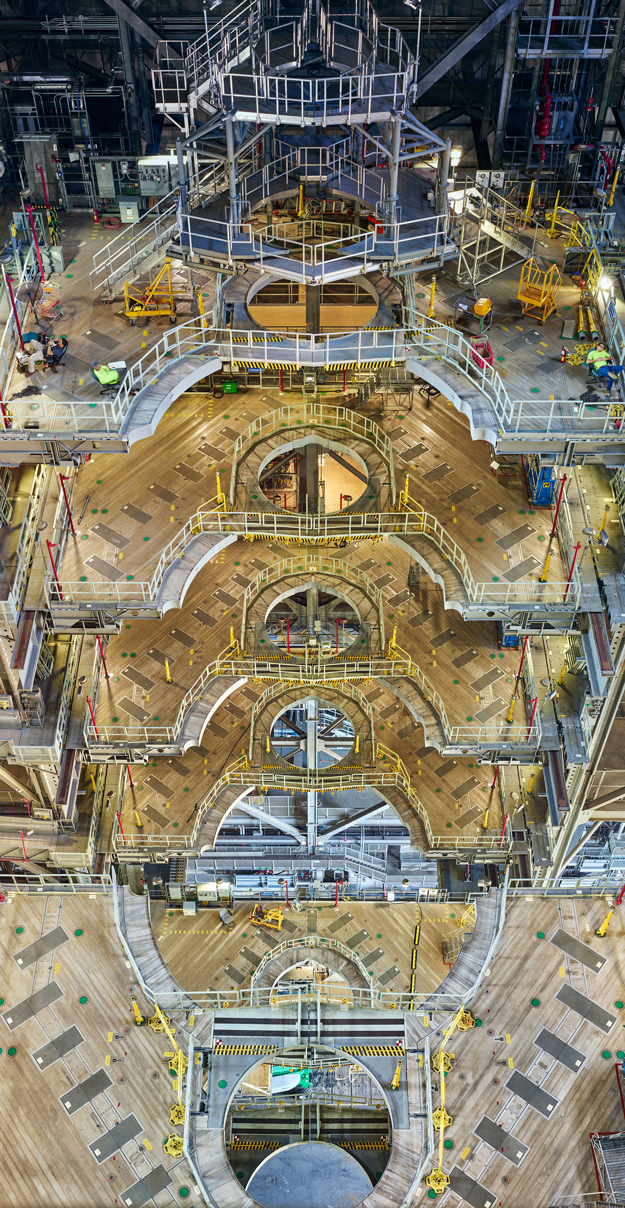 NASA’S rockets are constructed at the Kennedy Space Center's Vehicle Assembly Building in Fla.