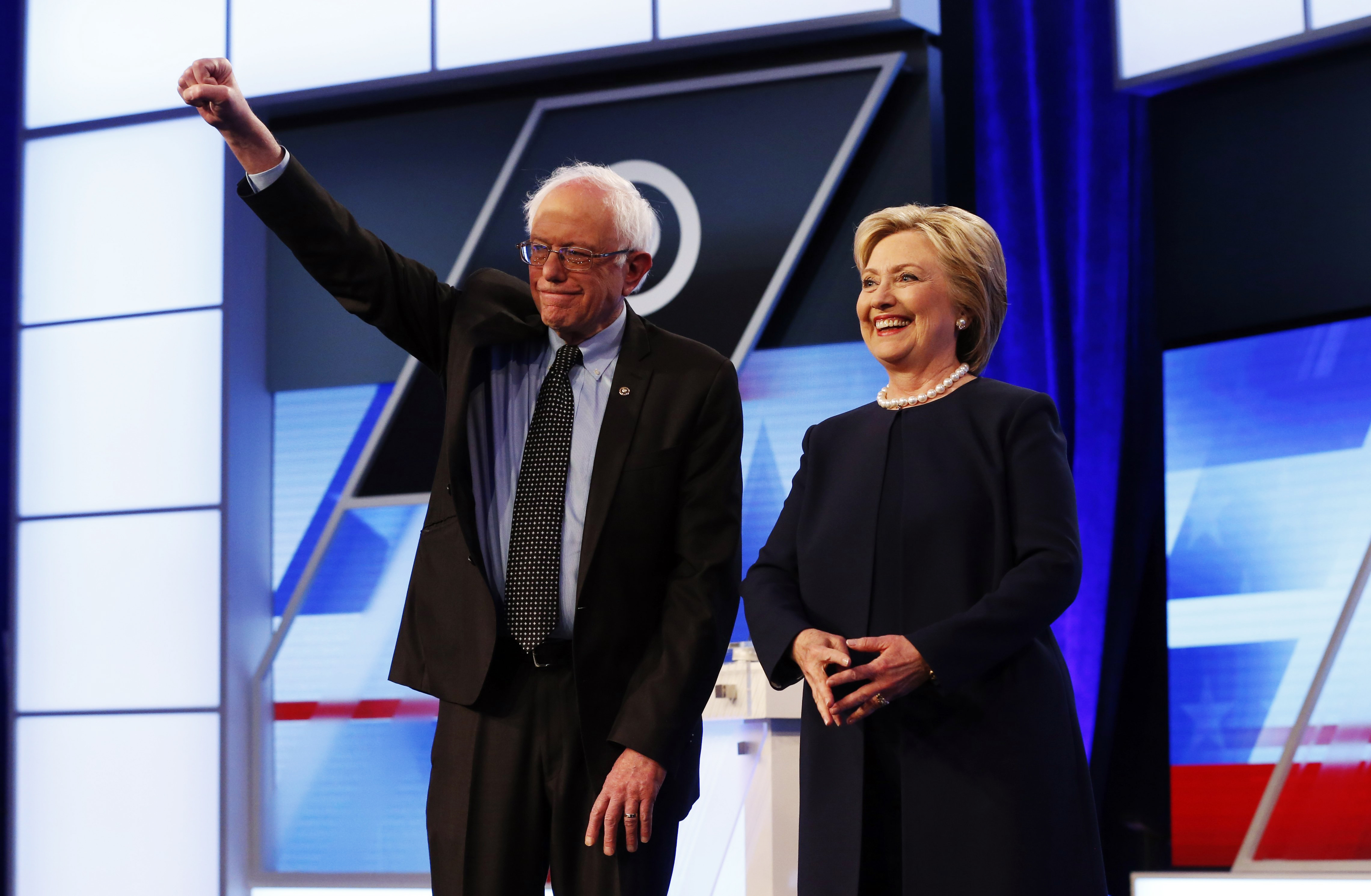 Hillary Clinton, Bernie Sanders