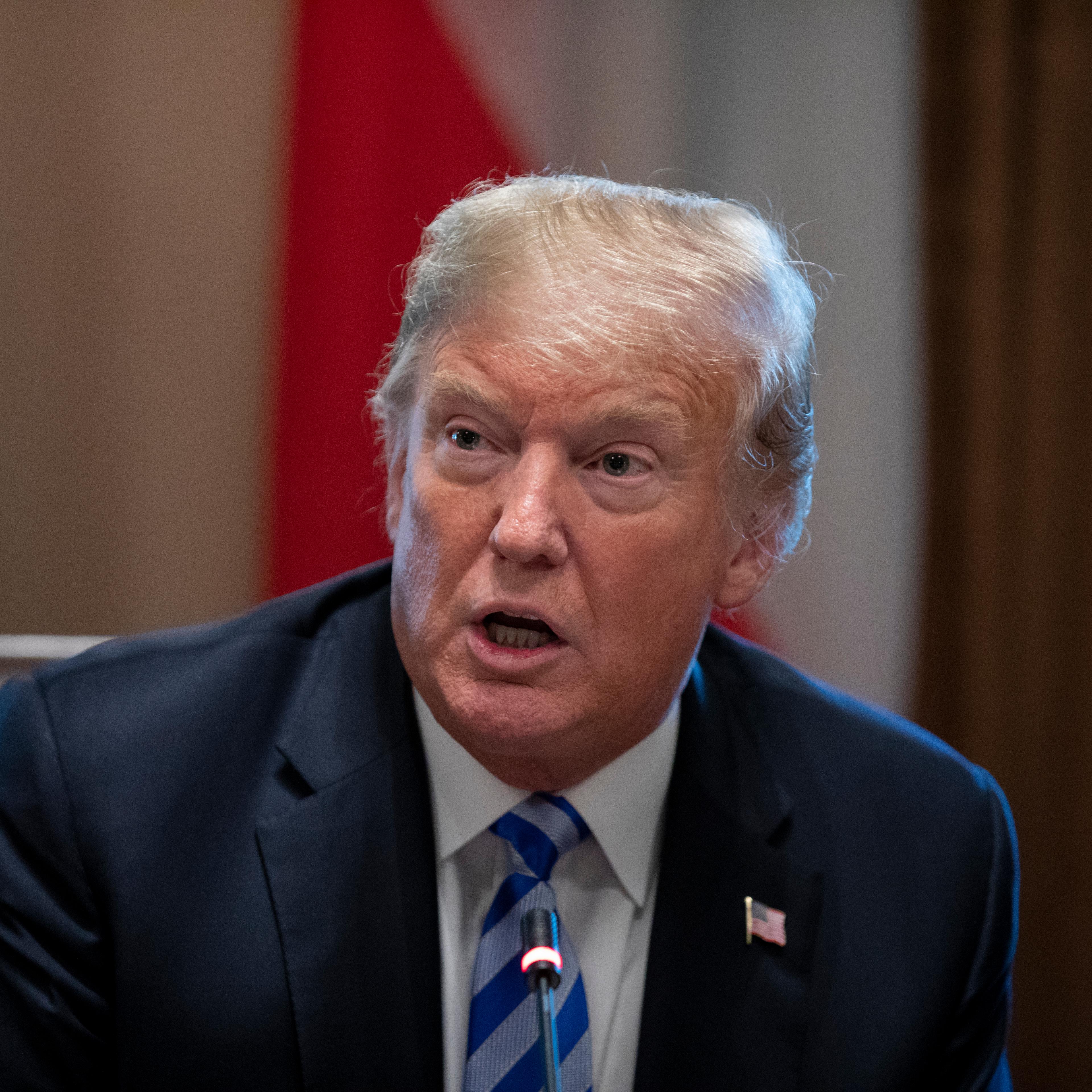 President Trump Hosts The Amir Of The State of Kuwait Sabah Al-Ahmad Al-Jaber Al-Sabah At The White House