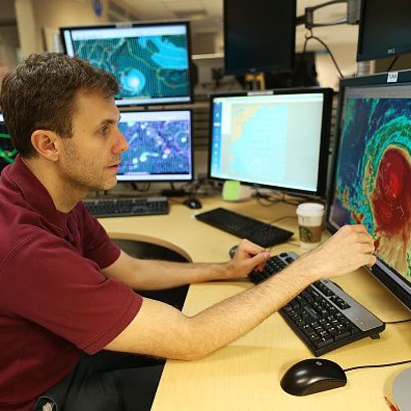 National Hurricane Center In Miami Tracks Path Of Hurricane Joaquin
