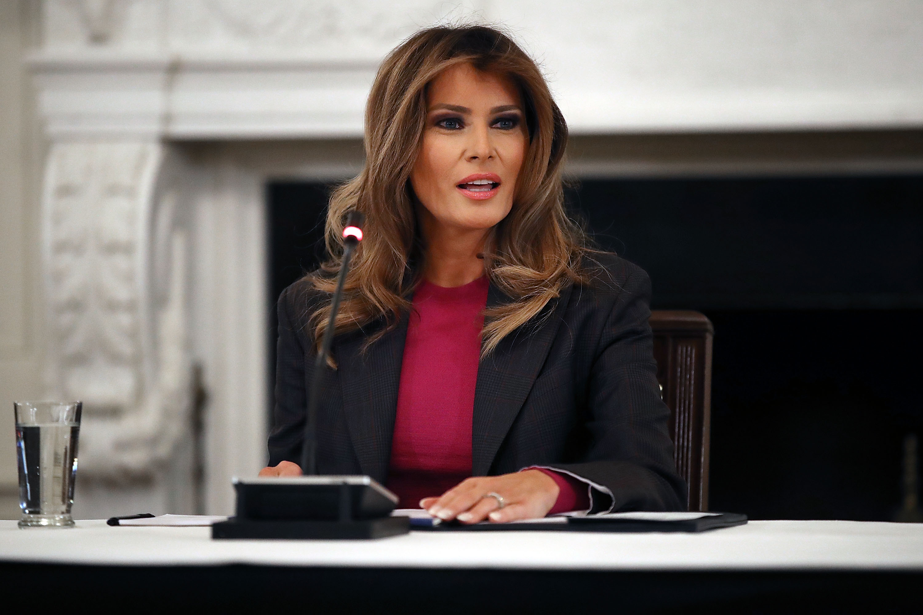 Melania Trump Hosts Roundtable On Cyberbullying With Tech Industry Giants