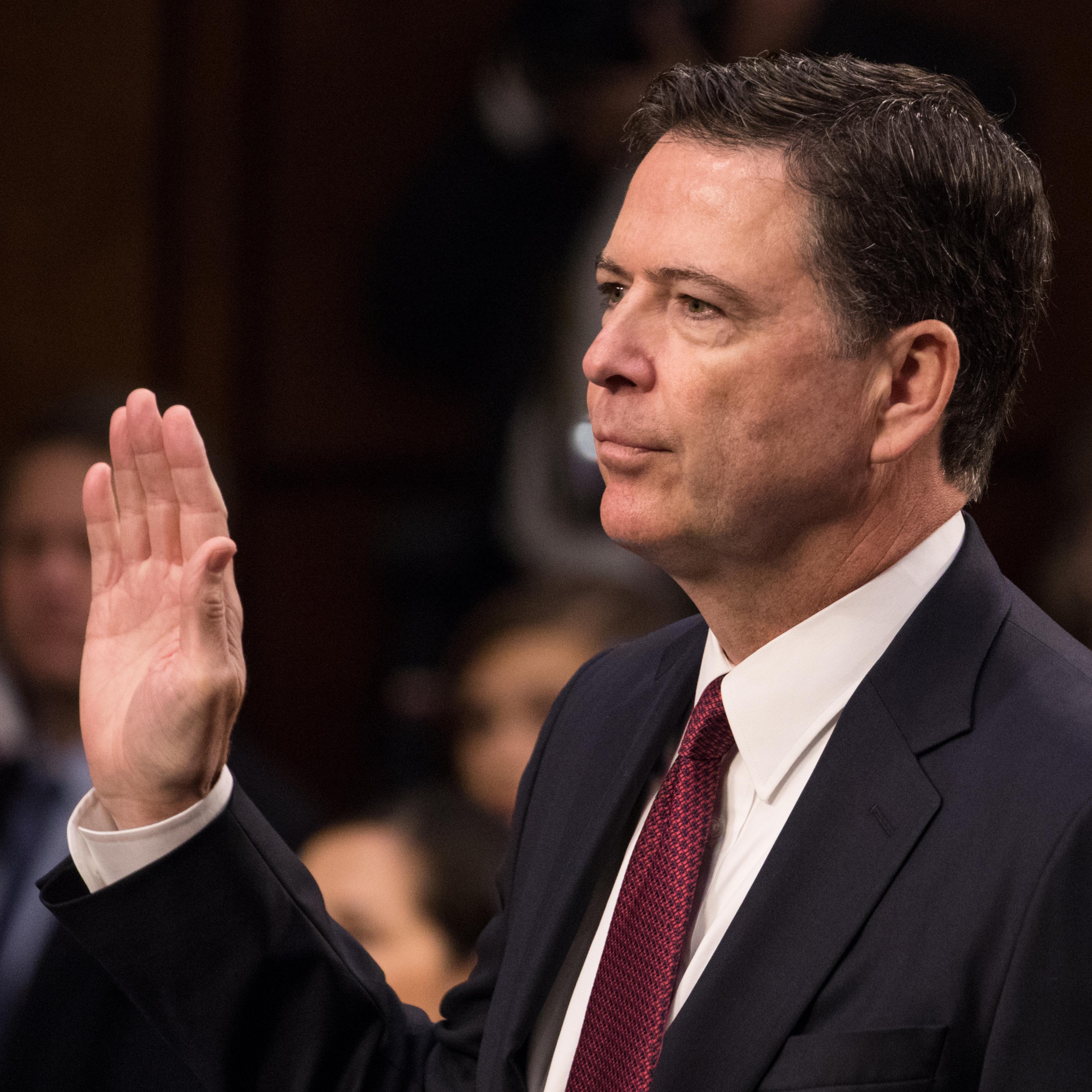 Former FBI Director James Comey Testifies on Capitol Hill