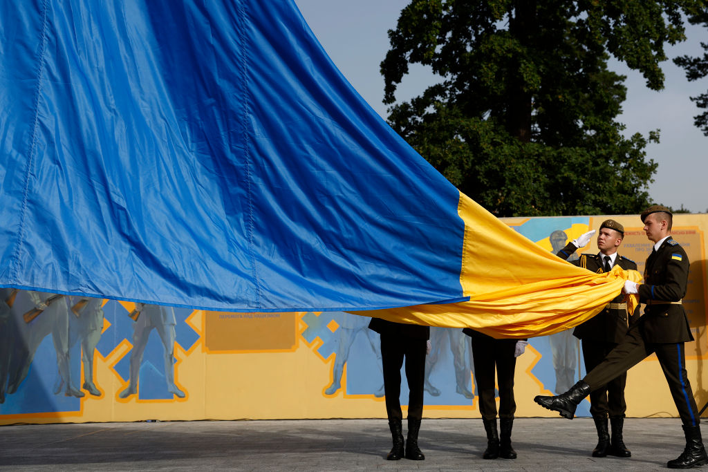 Flag-Raising Ceremony At National Academy Of Ground Forces In Lviv