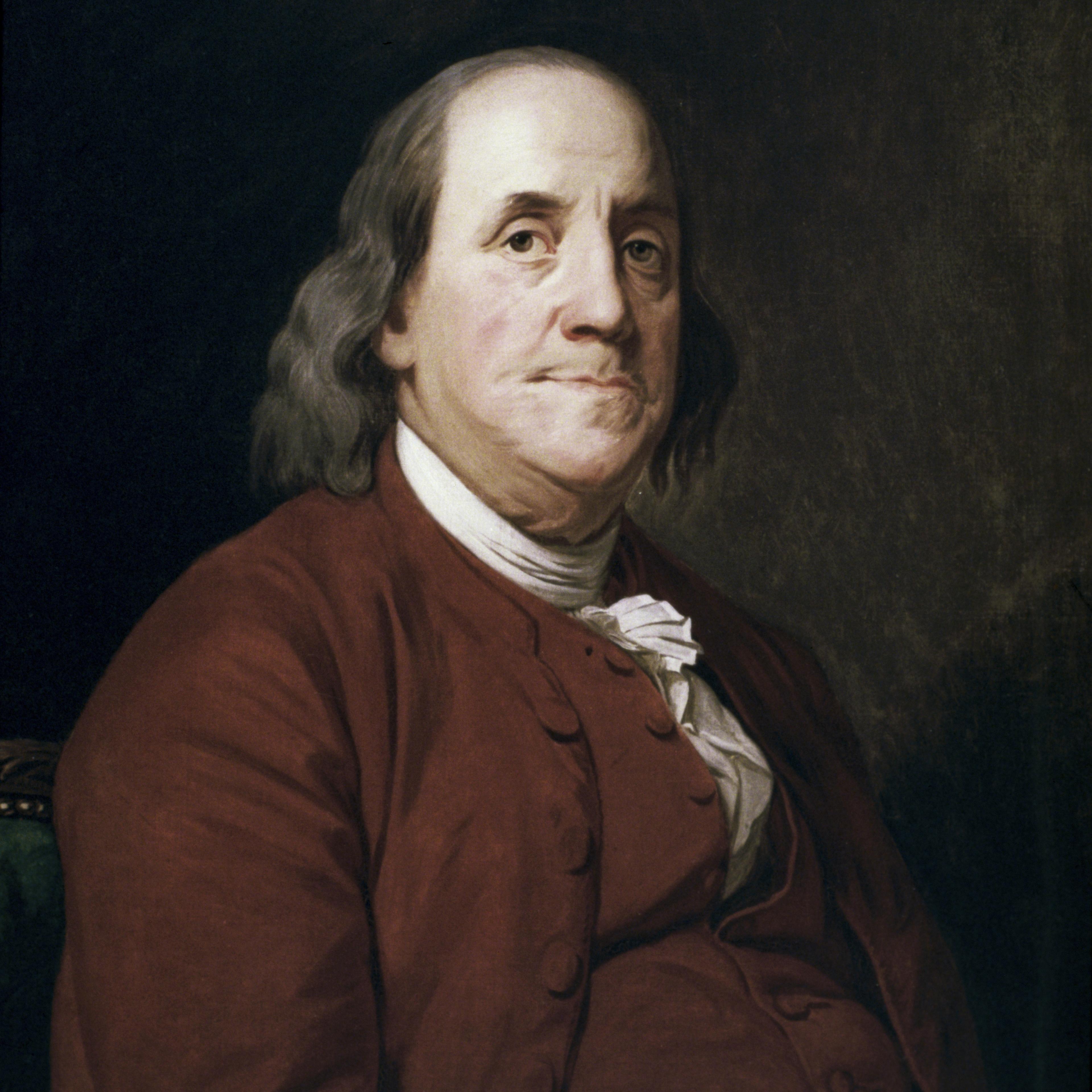 Portrait of Benjamin Franklin by Joseph Wright at Corcoran Gallery of Art in Washington, D.C.