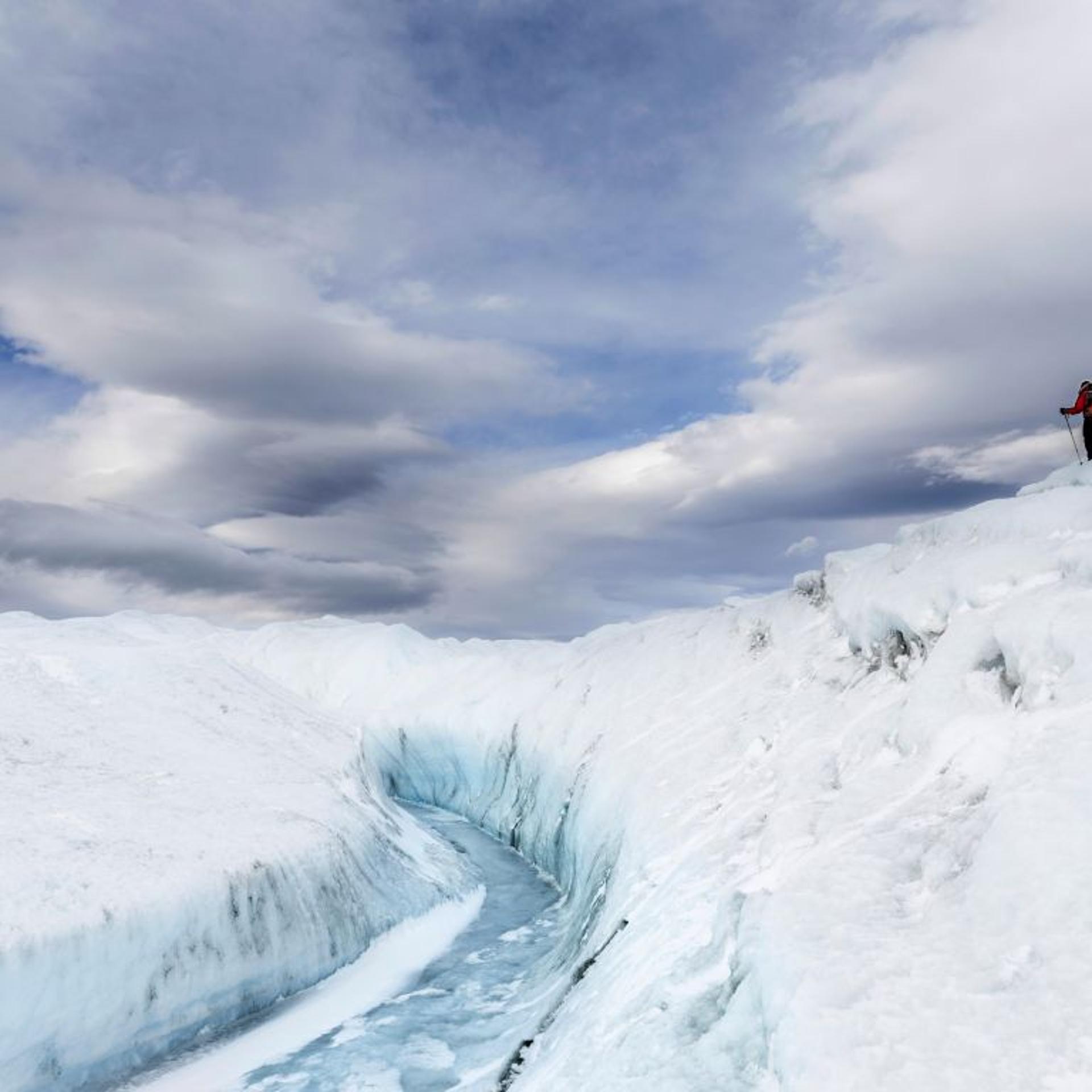 Landscape on the Greenland Ice Sheet near Kangerlussuaq