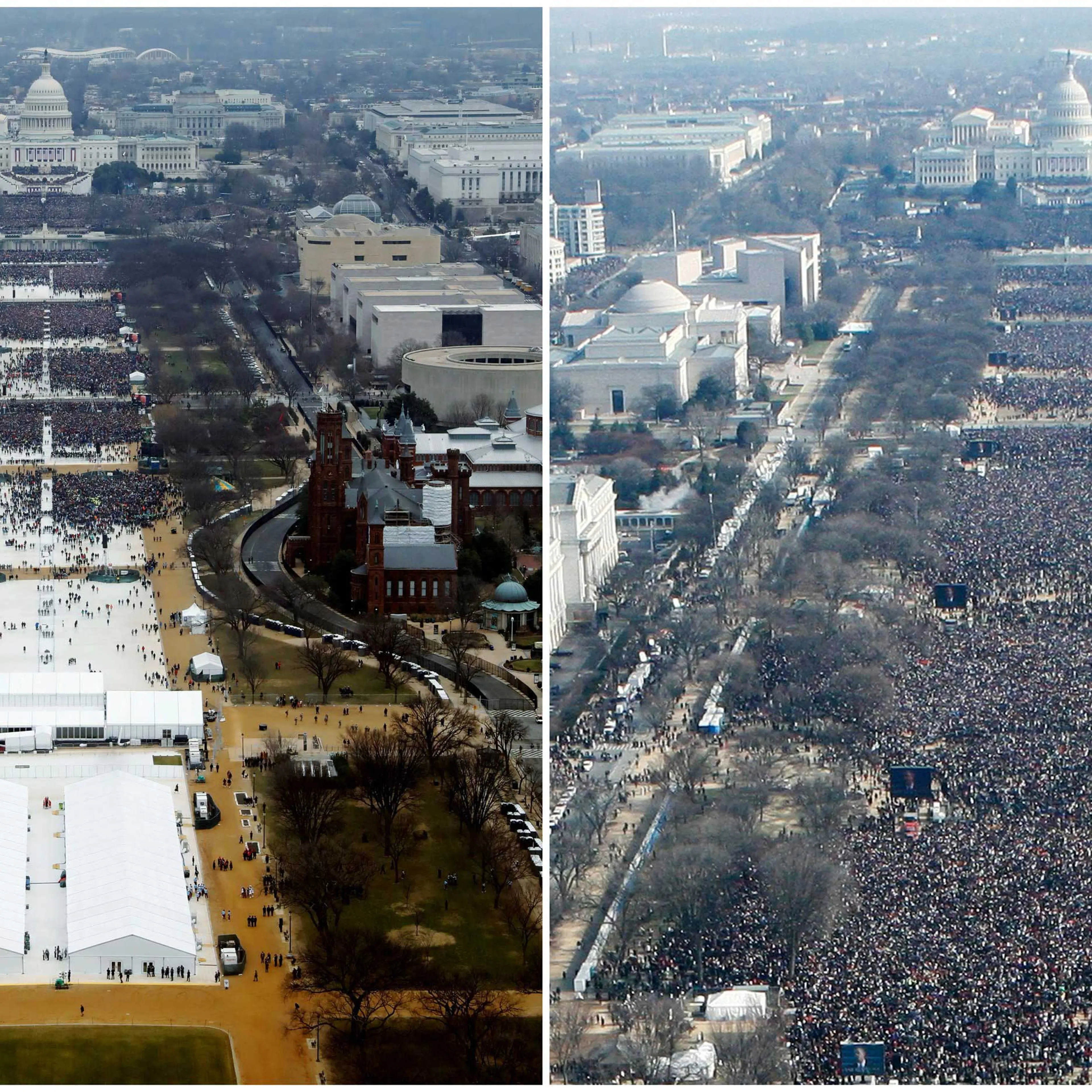 A Picture and Its Story: Crowd controversy: The making of an Inauguration Day photo