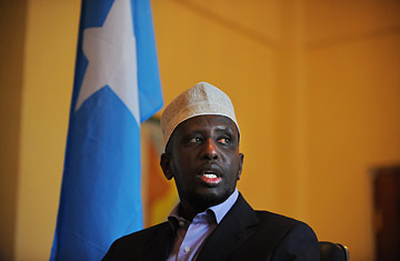Somali President Sheik Sharif Ahmed