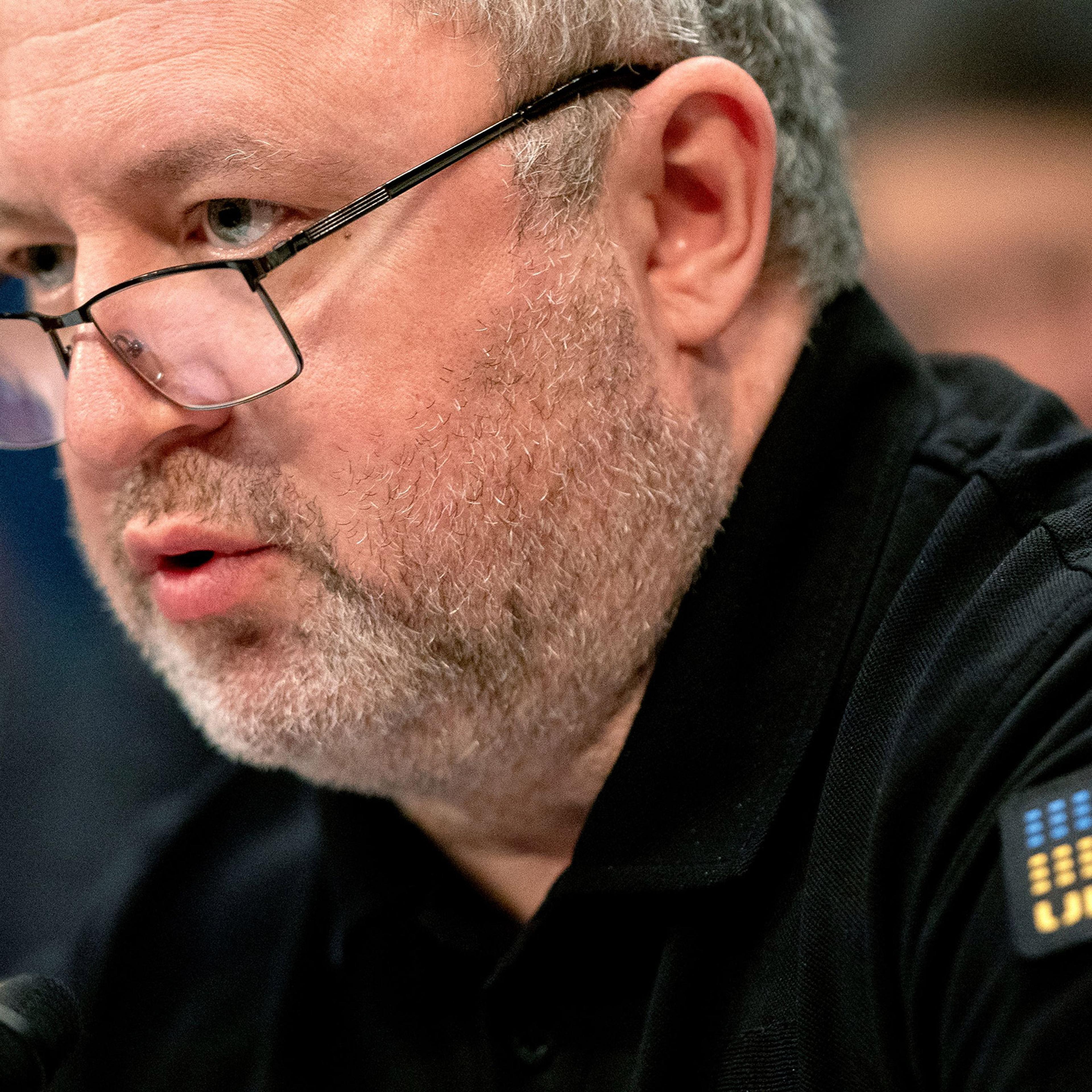 Prosecutor General of Ukraine Andriy Kostin testifies before the House Committee on Foreign Affairs during a hearing titled "Exposing Putin's Crimes: Evidence of Russian War Crimes and Other Atrocities in Ukraine," on Capitol Hill in Washington, D.C., on