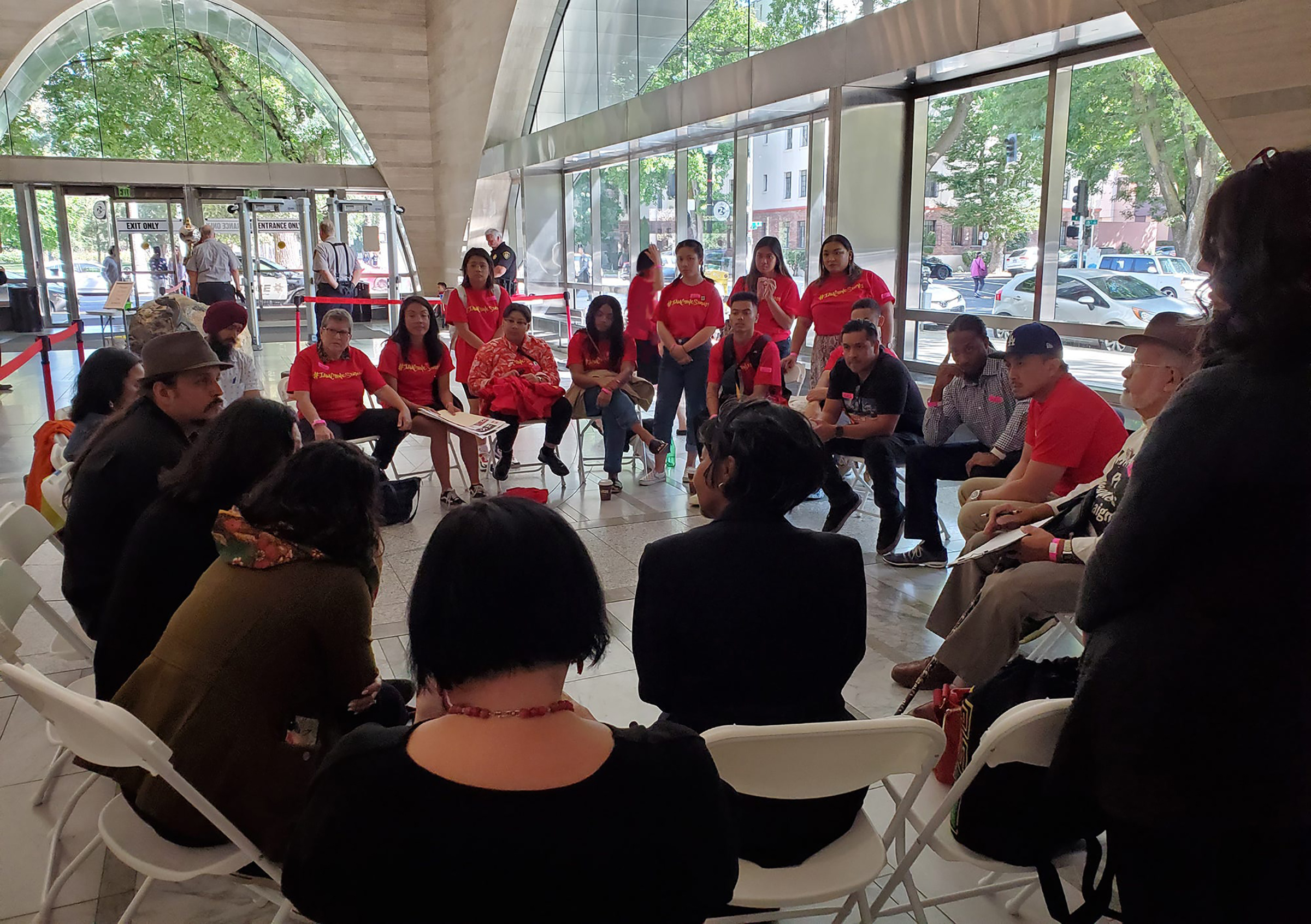 The Save California Ethnic Studies Coalition, pictured on September 2019, wants to ensure that the plan isn't watered down