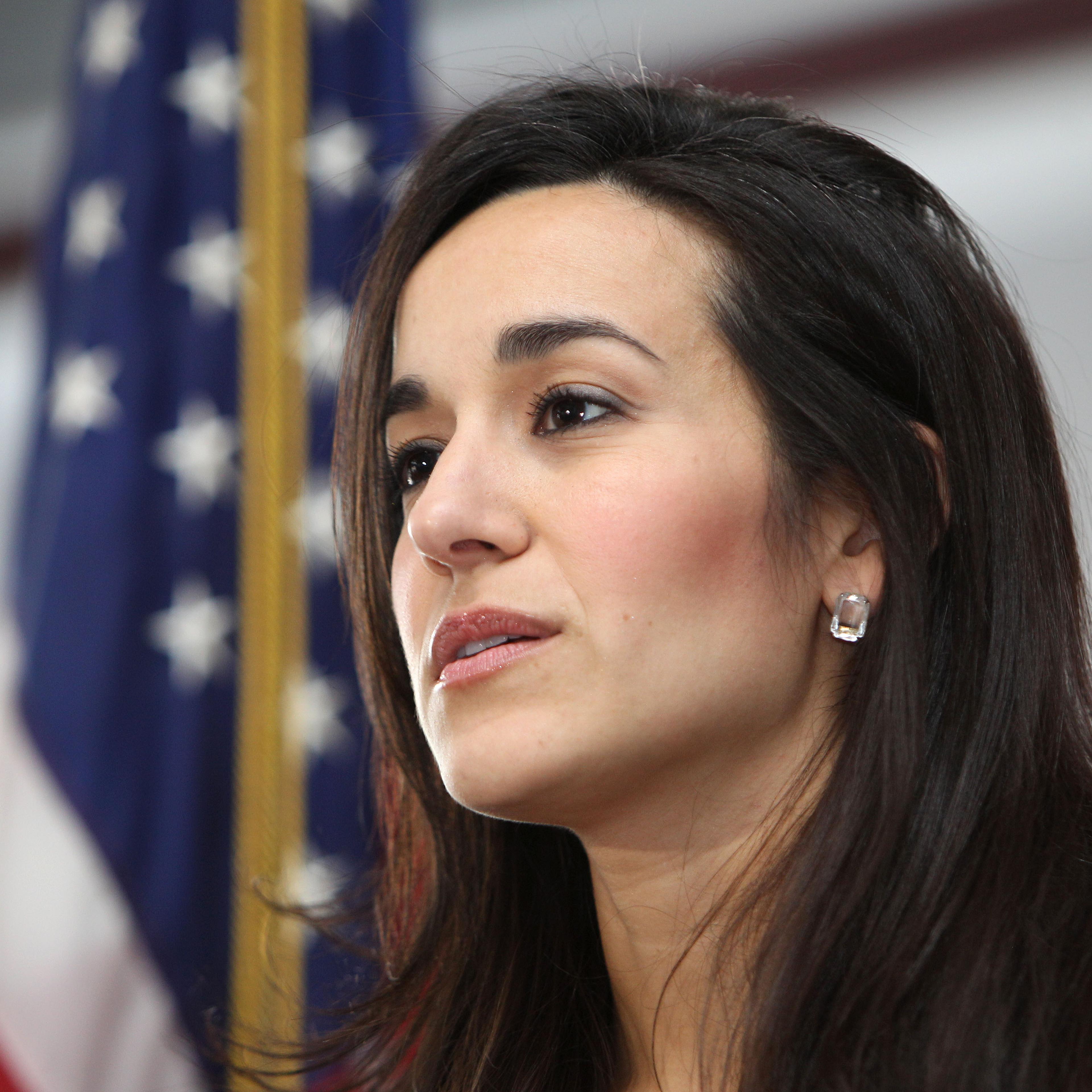 State Representative Marilinda Garcia announces her candidacy for New Hampshire's 2nd congressional district on Jan. 22, 2014 in Concord, N.H.
