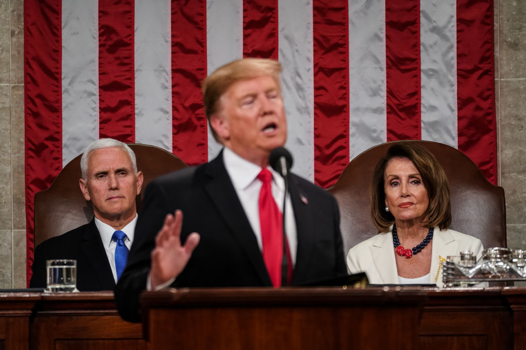 President Trump Delivers State Of The Union Address To Joint Session Of Congress