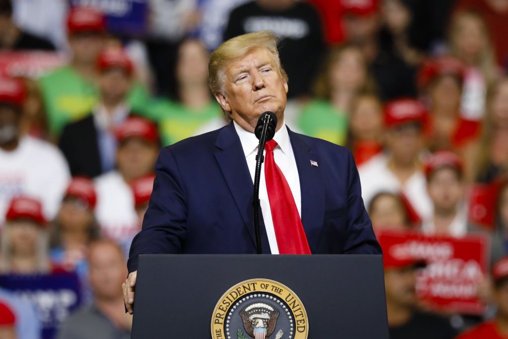 United States President Donald Trump launches his re-election campaign