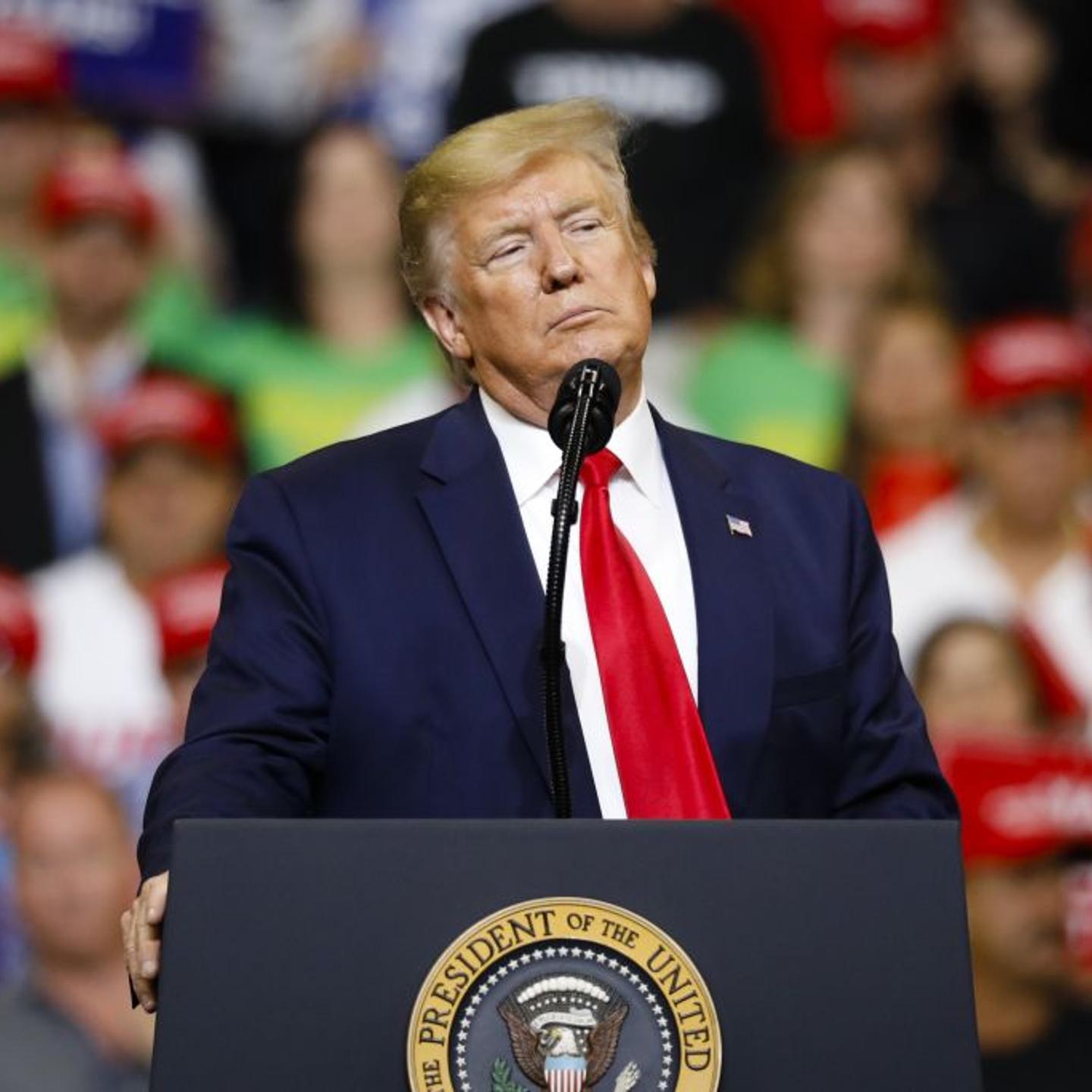United States President Donald Trump launches his re-election campaign