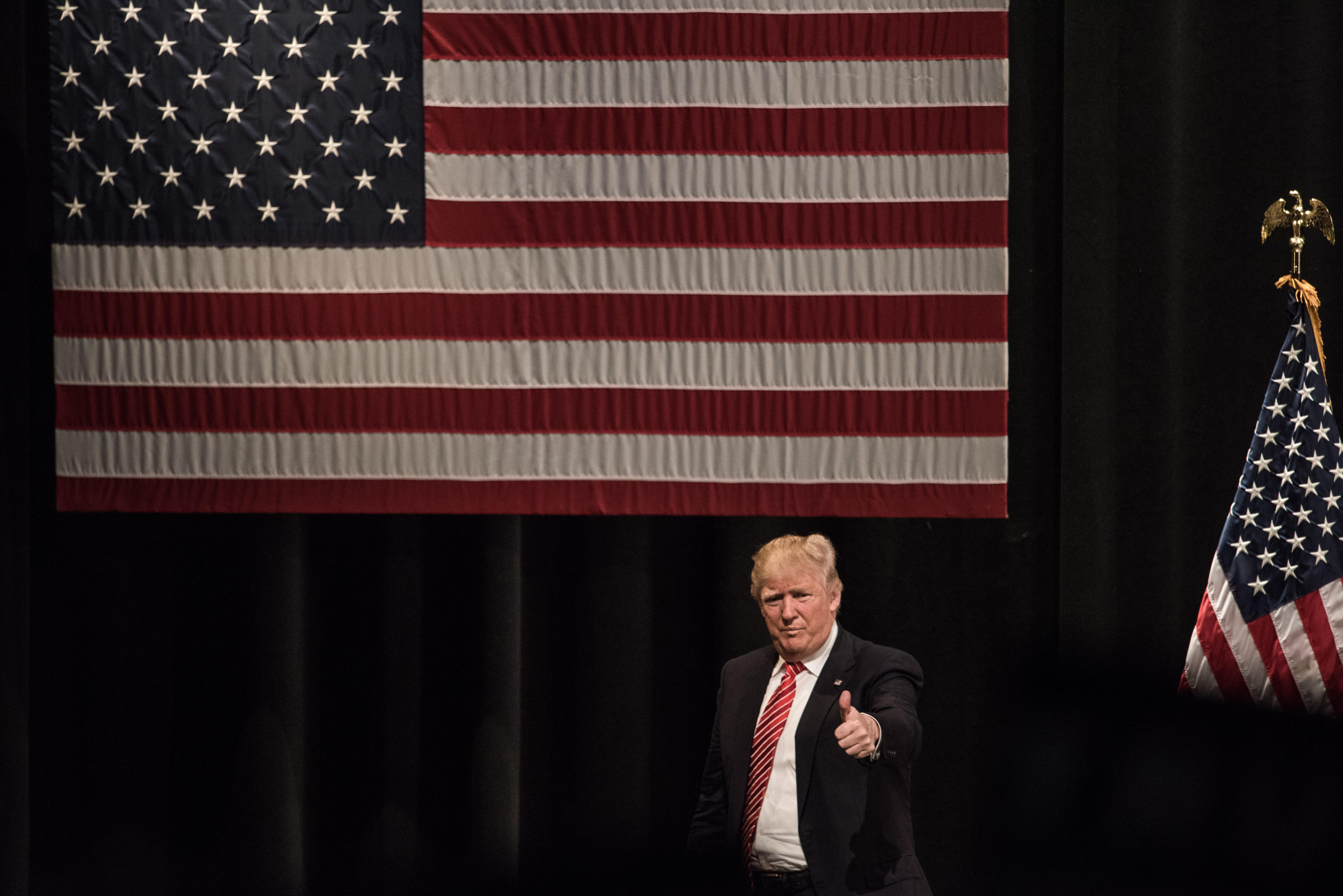 Donald Trump Holds Campaign Rally In NC One Day Ahead Of Primary