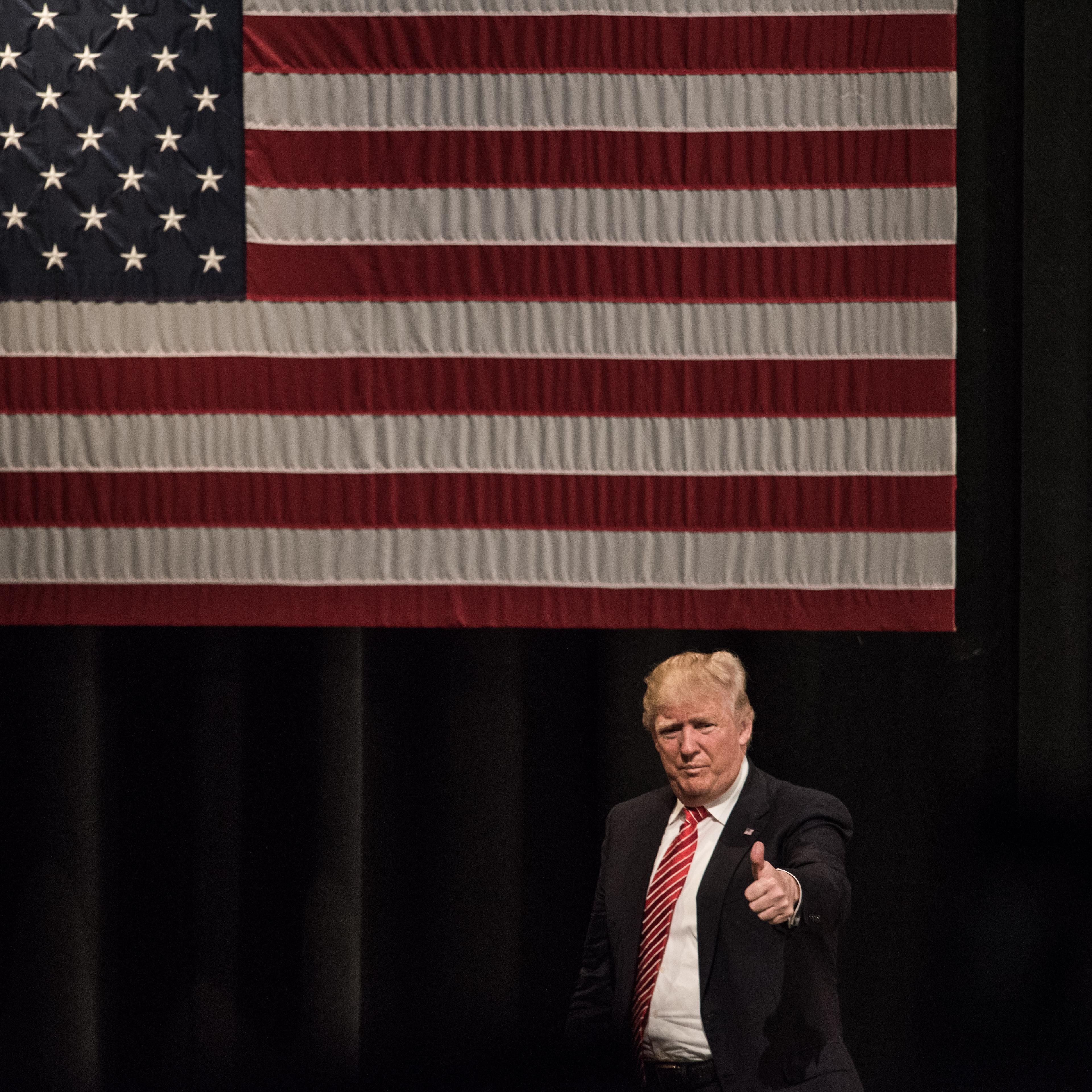 Donald Trump Holds Campaign Rally In NC One Day Ahead Of Primary