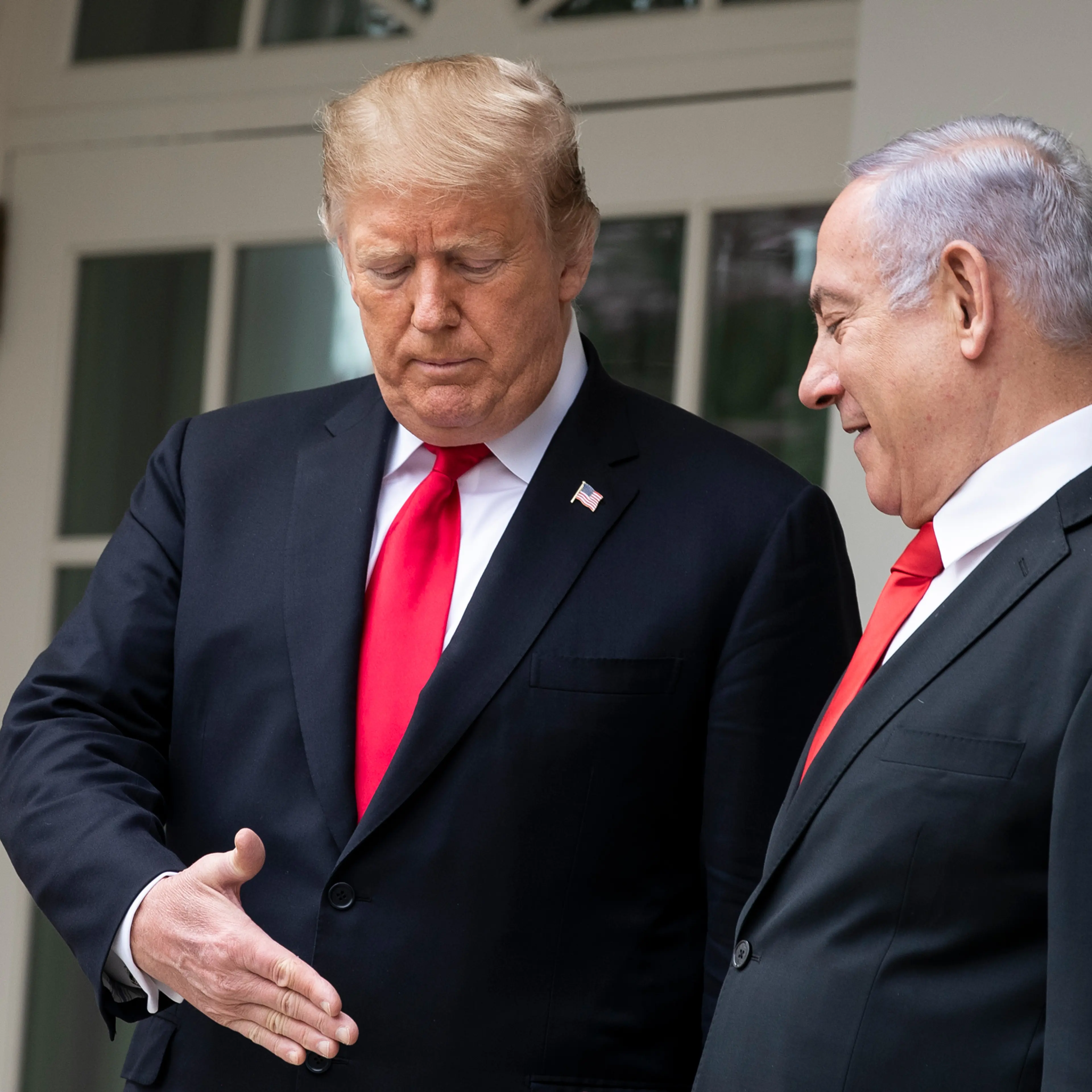 Bibi Netanyahu, Donald Trump