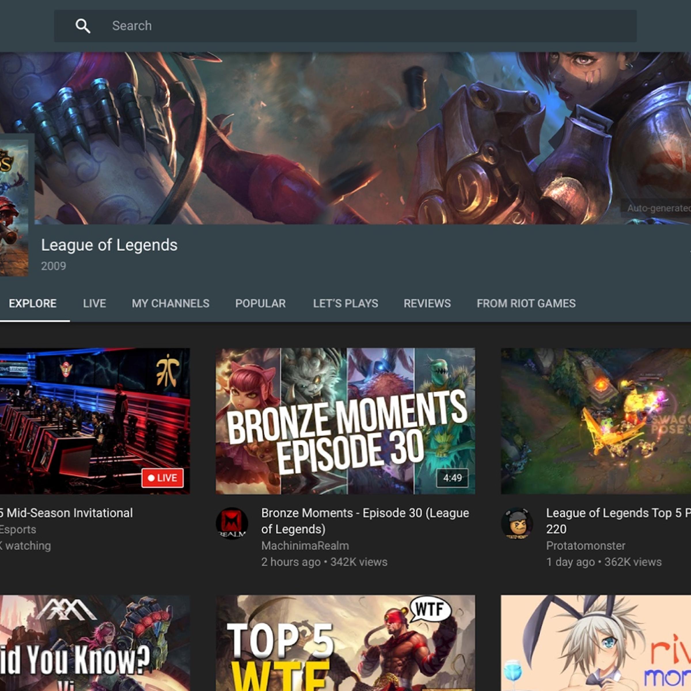 YouTube Gaming