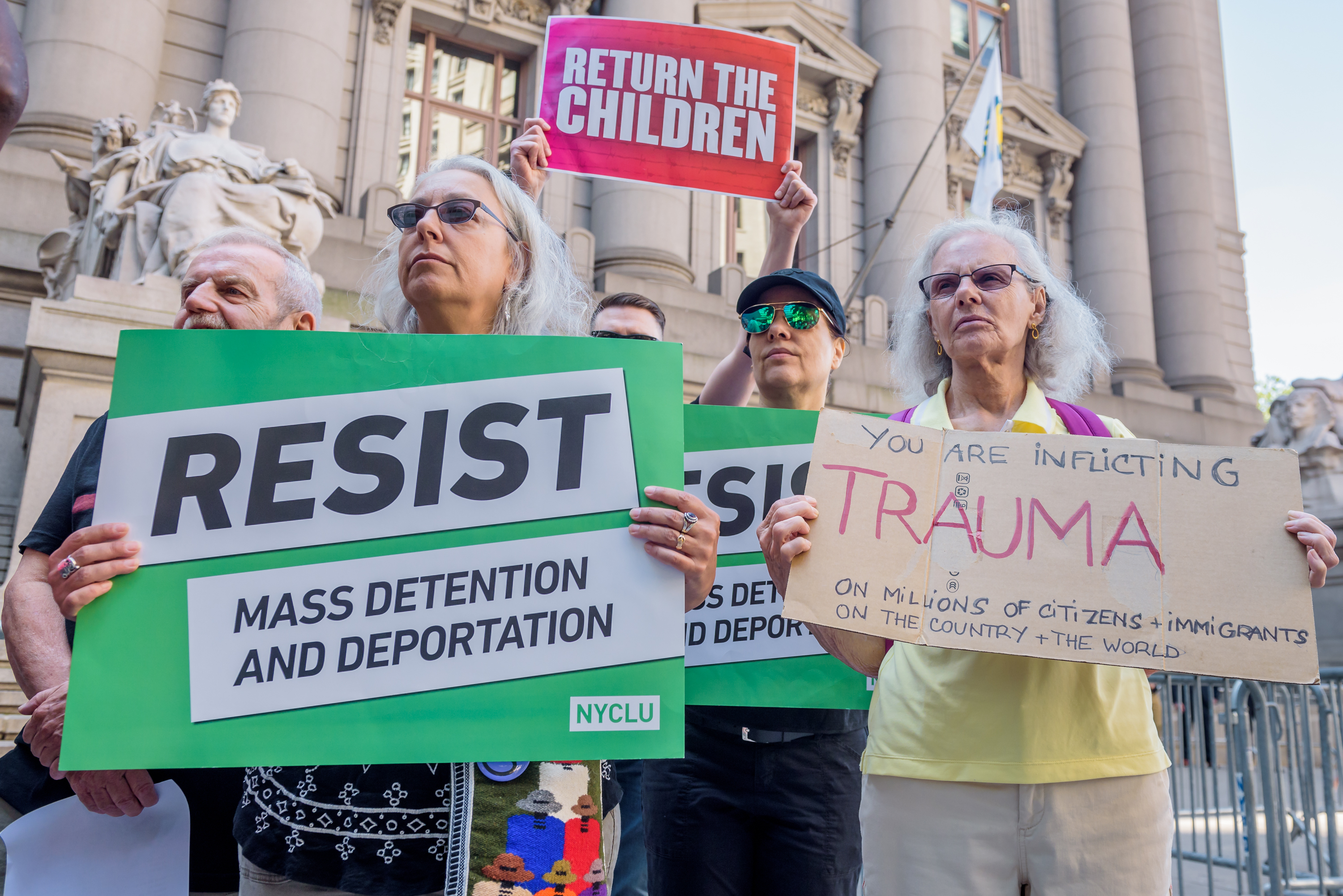 Immigration advocates seeking to Abolish ICE gathered