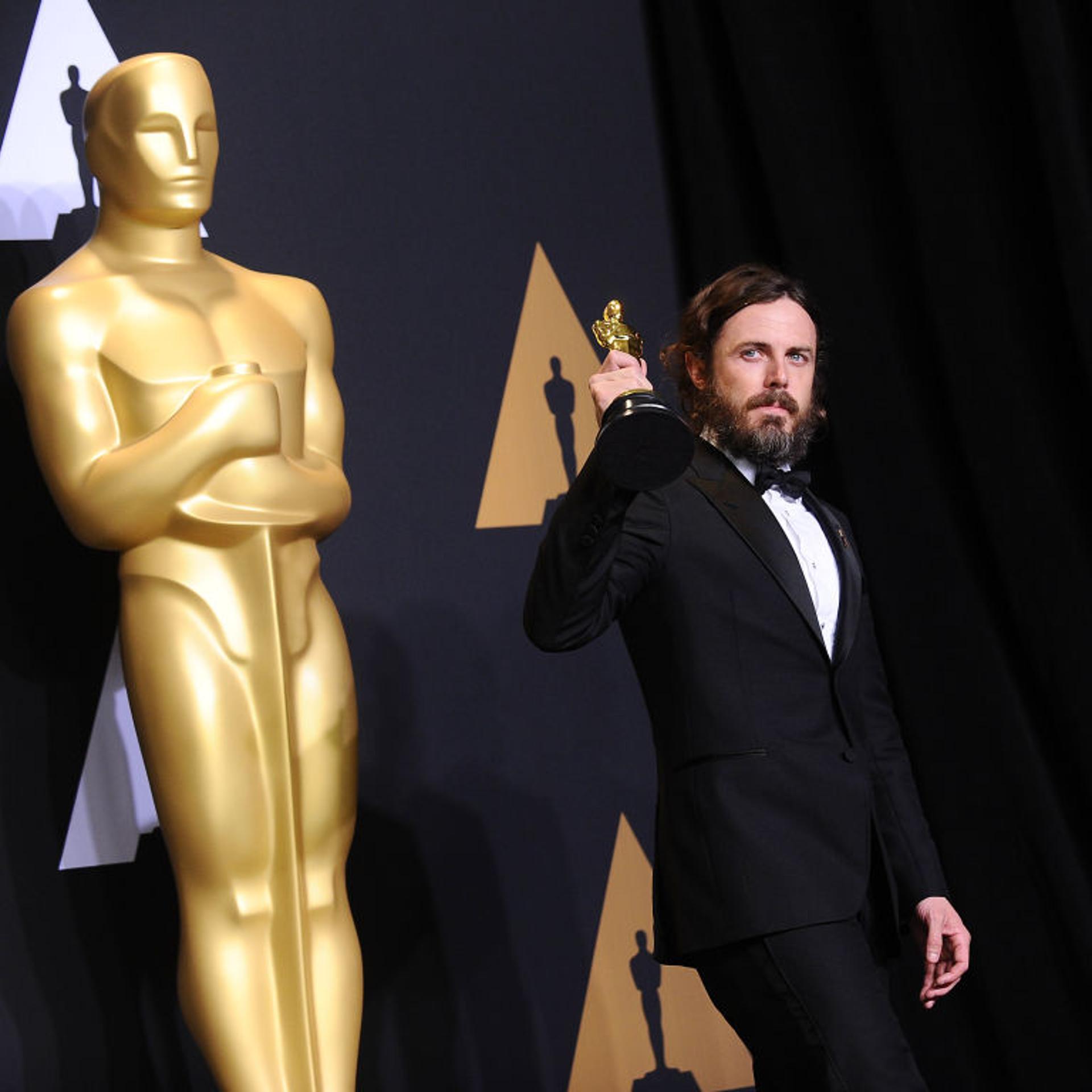Actor Casey Affleck poses in the press room at the 89th annual Academy Awards at Hollywood & Highland Center on Feb. 26, 2017 in Hollywood, California.