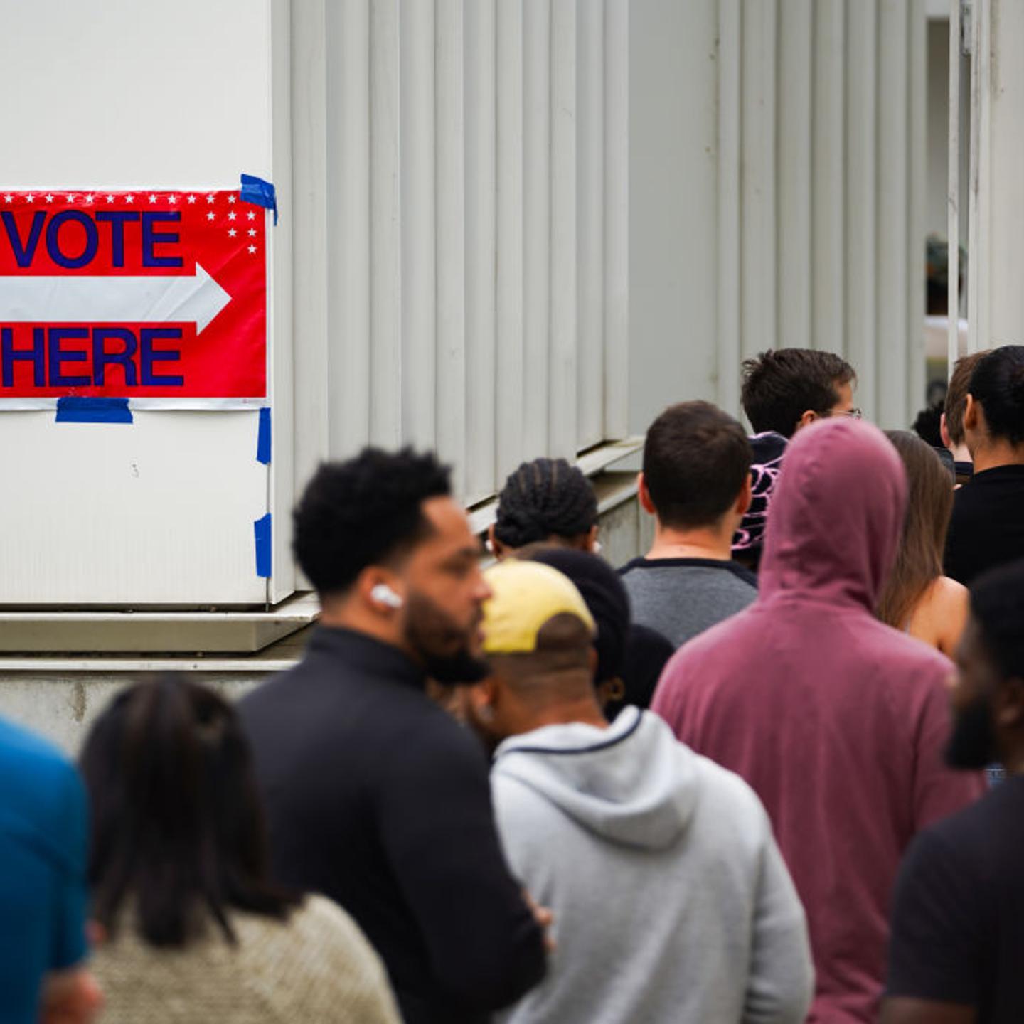 Georgians Head To The Polls On Last Day Of Early Voting Ahead Of Tuesday's Election