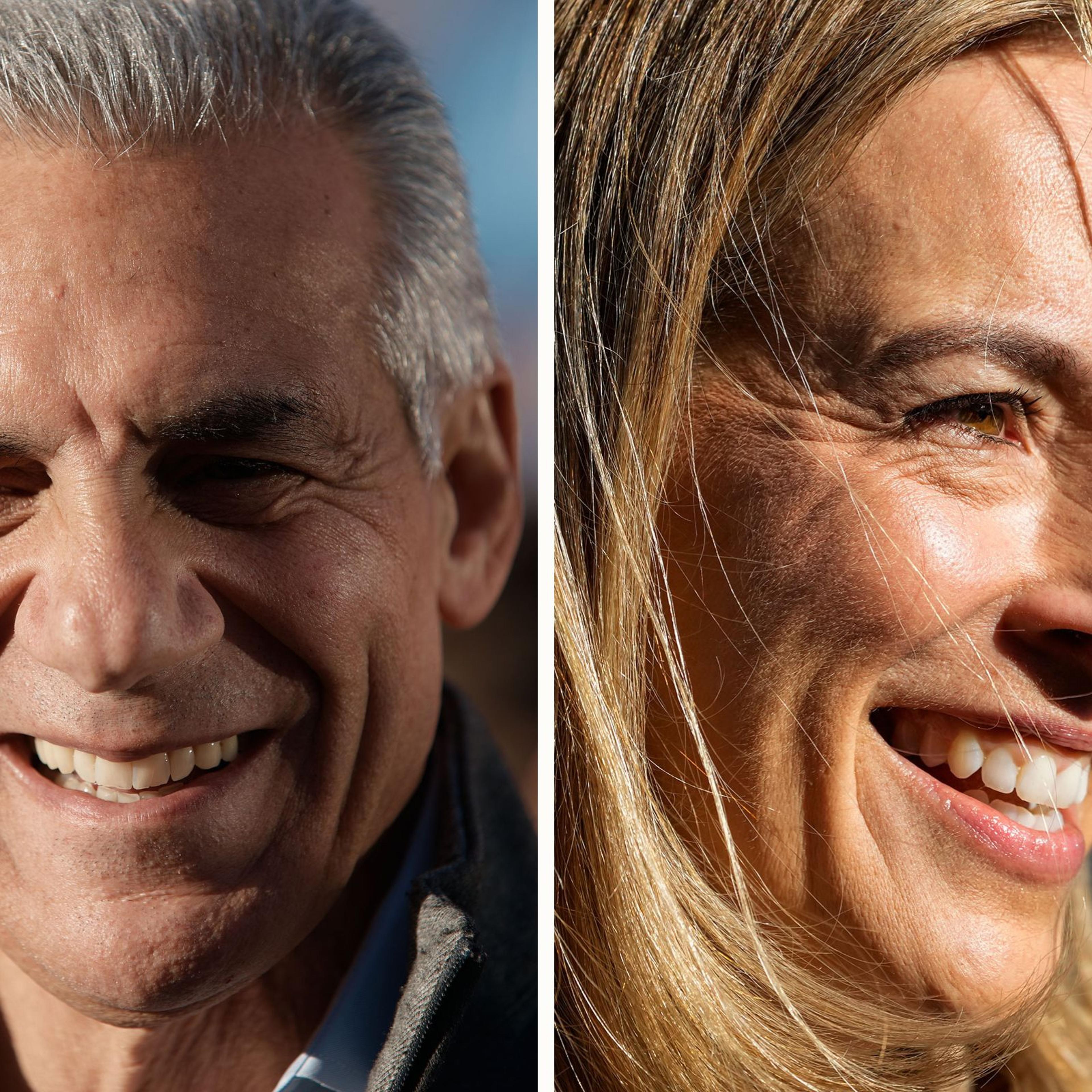 Jack Ciattarelli, Republican candidate for Governor of New Jersey; Rep. Mikie Sherrill, Democratic candidate for Governor of New Jersey