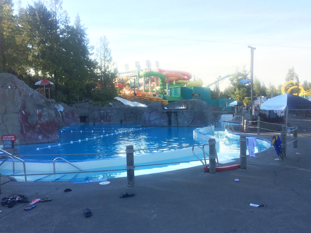 The Wild Waves Water Park in Federal Way, Washington