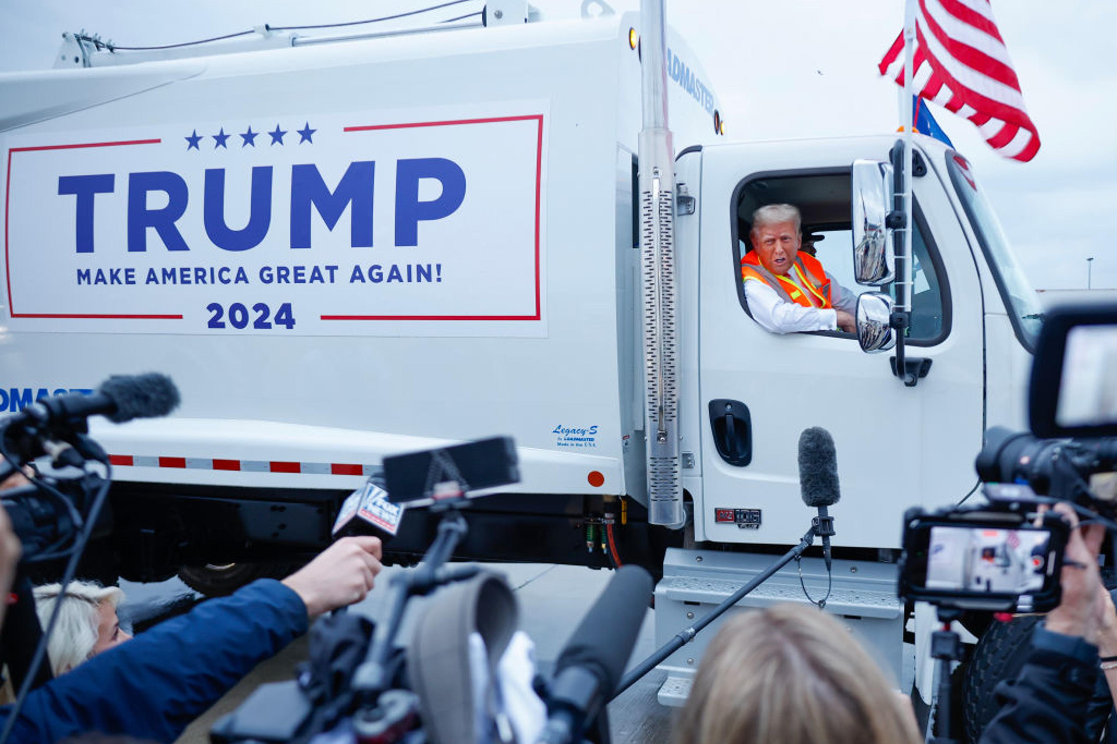 Donald Trump Campaigns In The Swing State Of Wisconsin