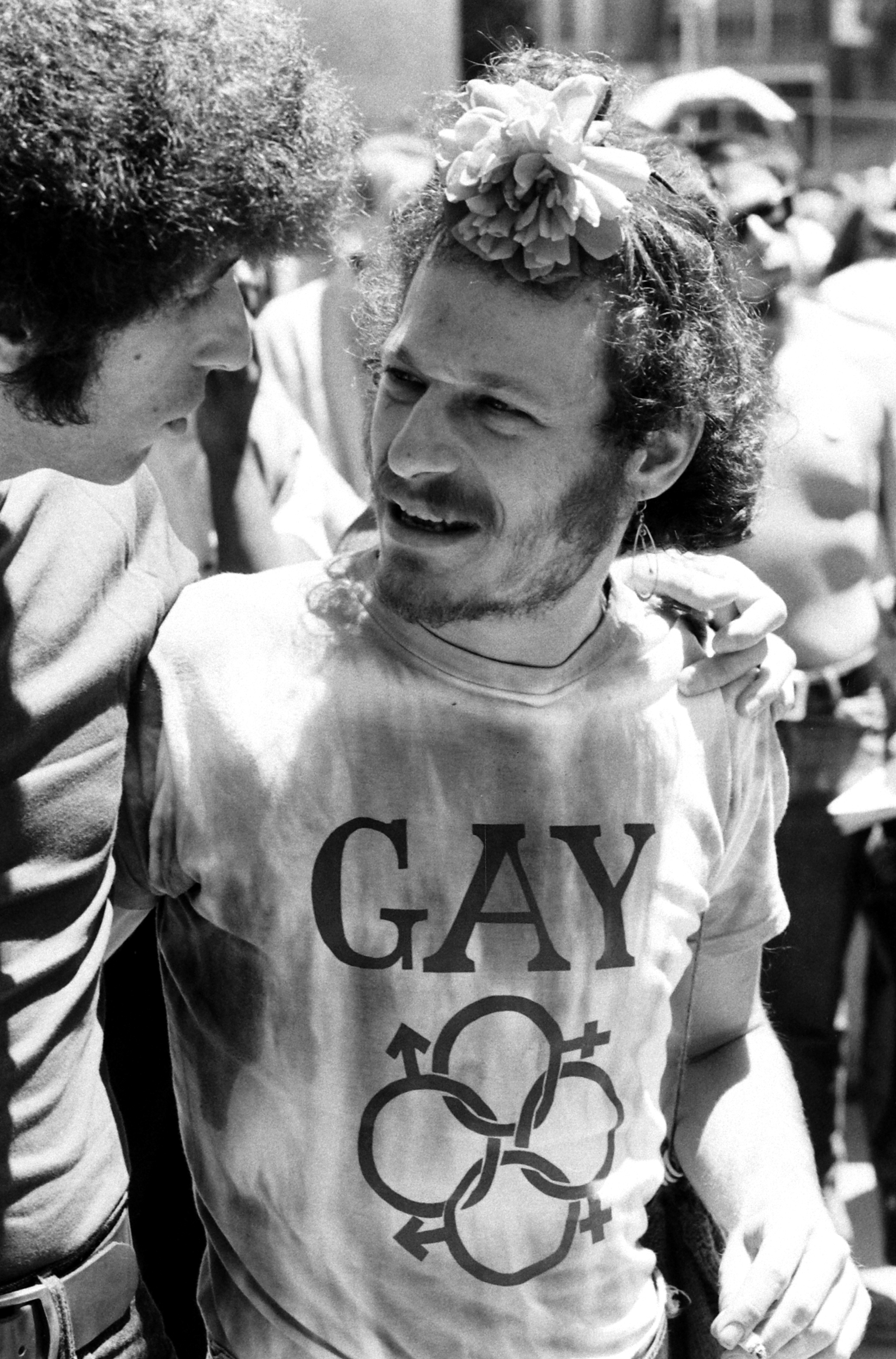 Gay rights protest, New York, 1971.
