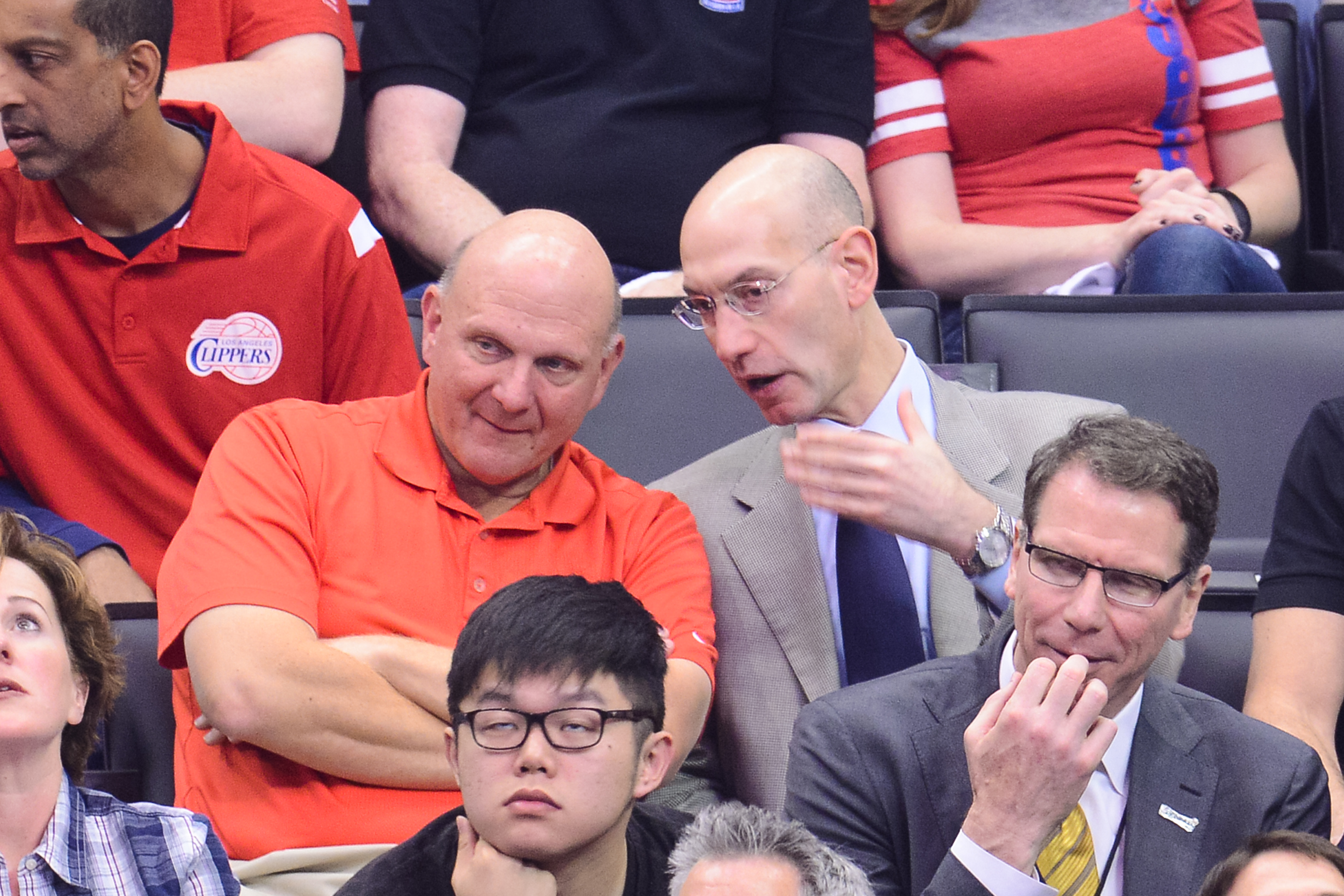 Celebrities At The Los Angeles Clippers Game