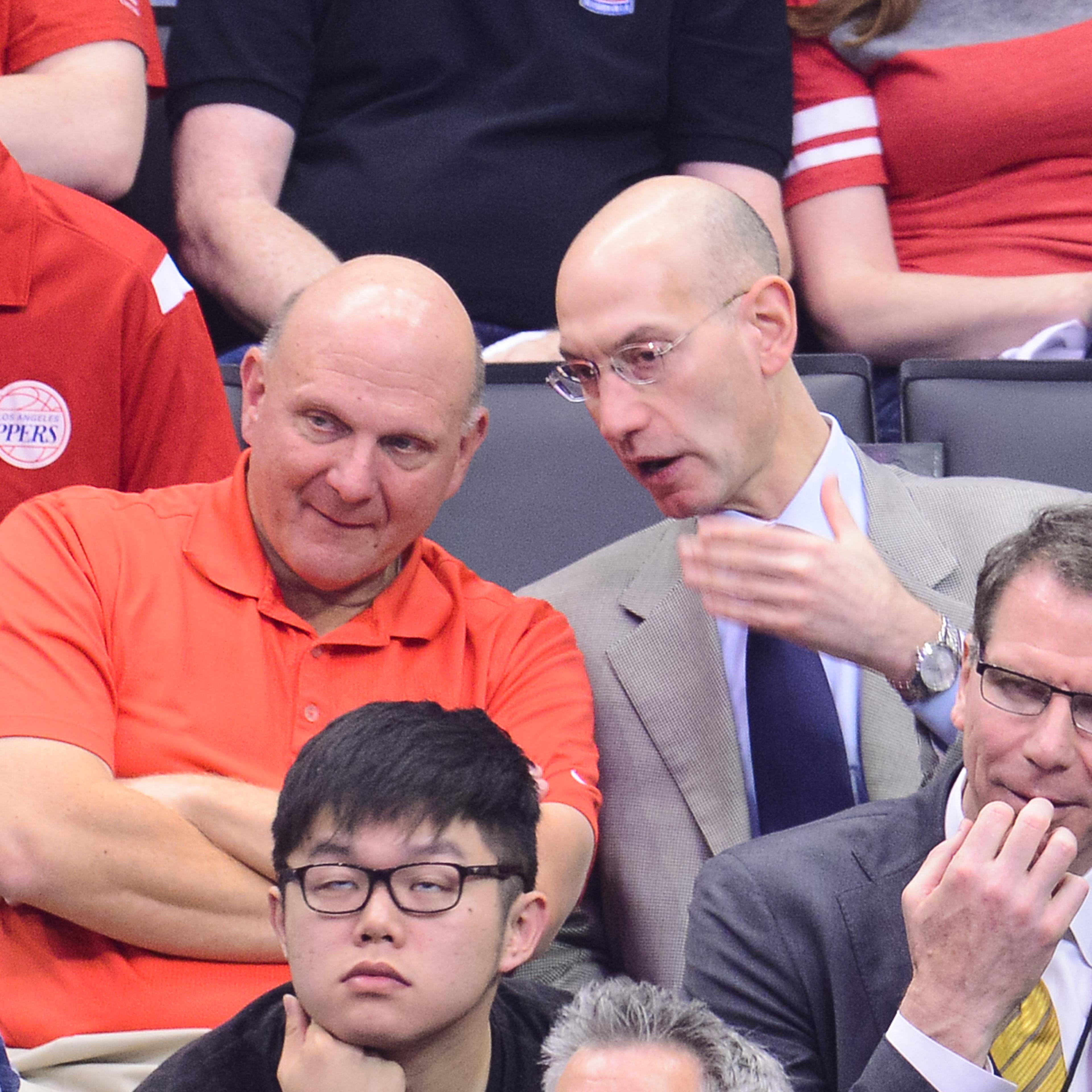 Celebrities At The Los Angeles Clippers Game